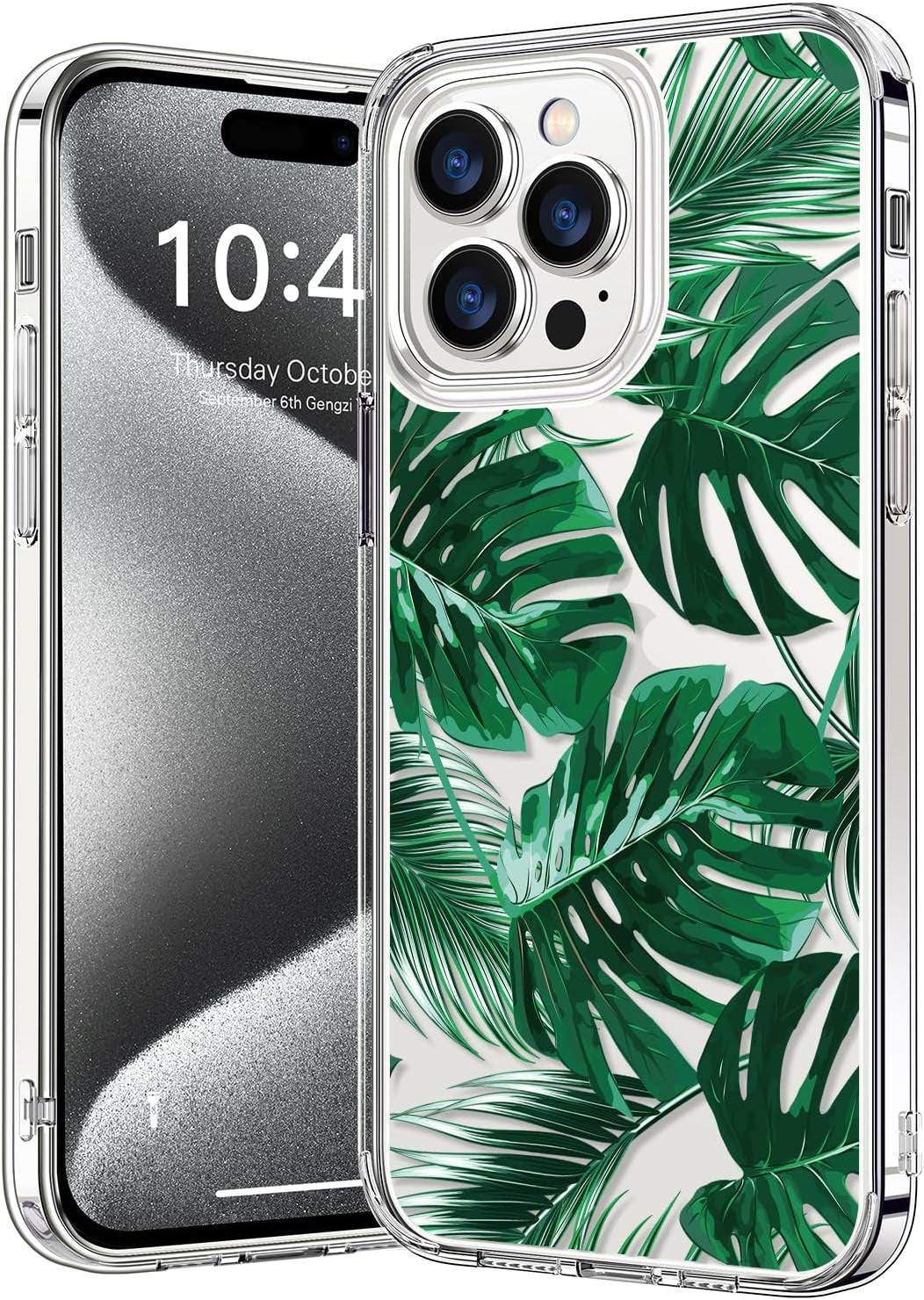 Bicol Compatible with Iphone 15 Pro Case,Crystal Clear Cover with Fashionable Designs for Girls Women,Slim Fit Shockproof Protective Acrylic Phone Case 6.1 Inch,Beautiful Elephant  bicol   