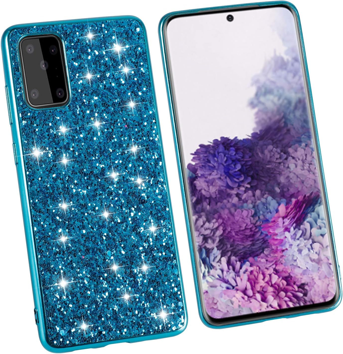 Case for Samsung A53 5G Uw,Galaxy A53 5G Slim Case, Glitter Bling Ultra Thin TPU Sparkle Full Cover for Girl Women,Phone Case Fit for Samsung Galaxy A53 -Rose Gold