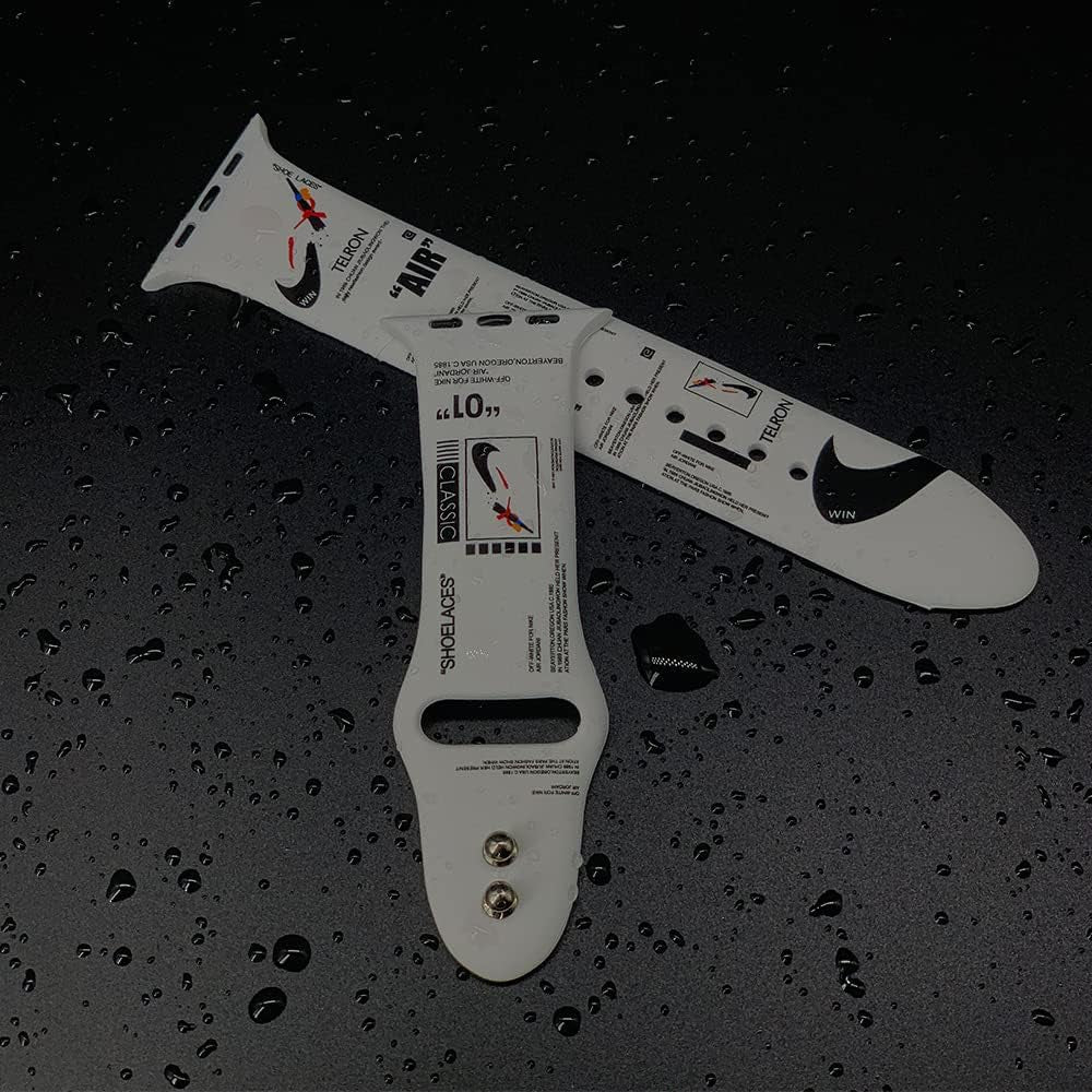 2 Pack Sport Silicone Band Compatible with Apple Watch Band 38Mm 40Mm 41Mm 42Mm 44Mm 45Mm 49Mm Iwatch Ultra 2/Ultra Series 9/8/7/6/5/4/3/2/1 Women Men