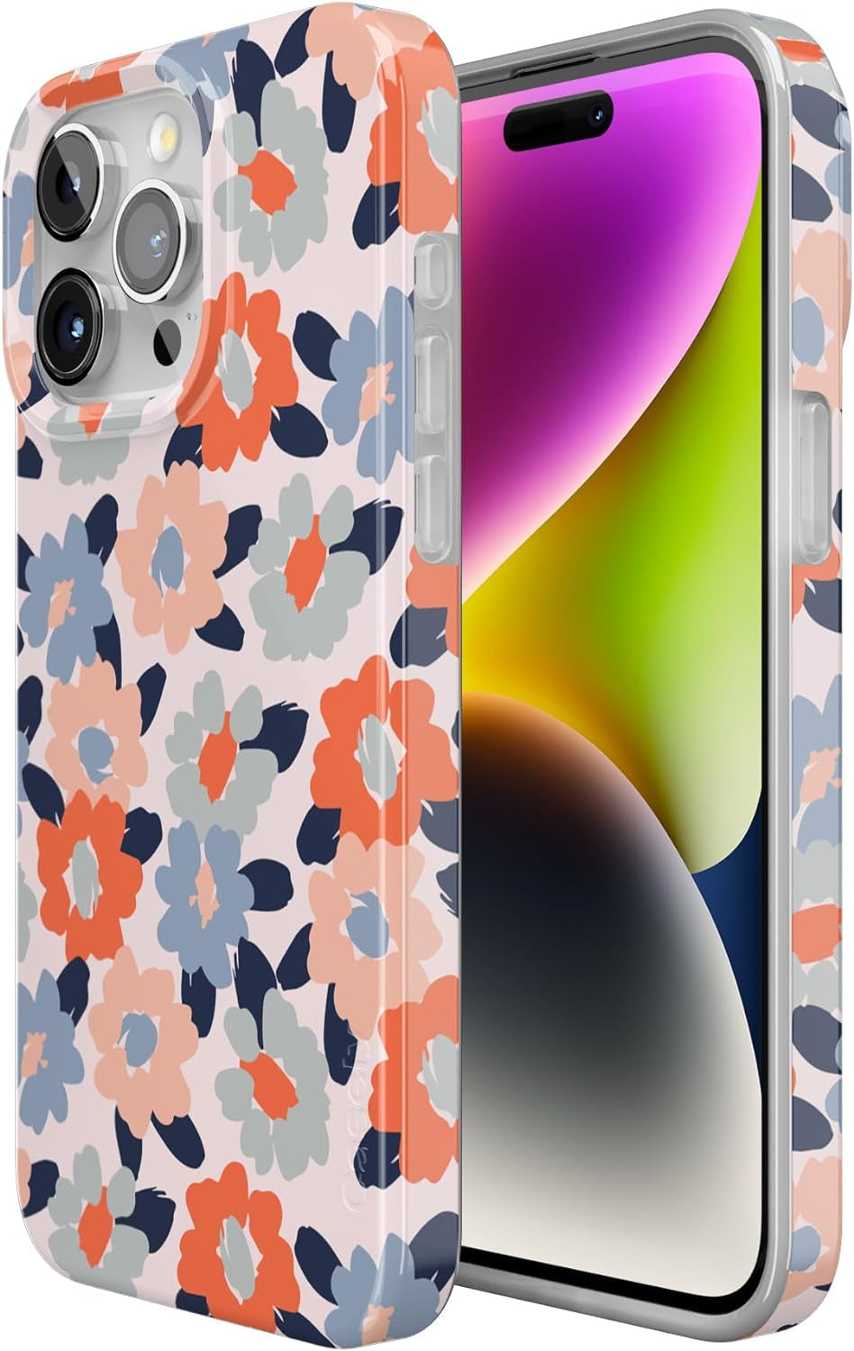 Casely Iphone 15 Pro Case | Field of Flowers | Pastel Floral | Classic Case | Compatible with Magsafe and Action Button  Casely   