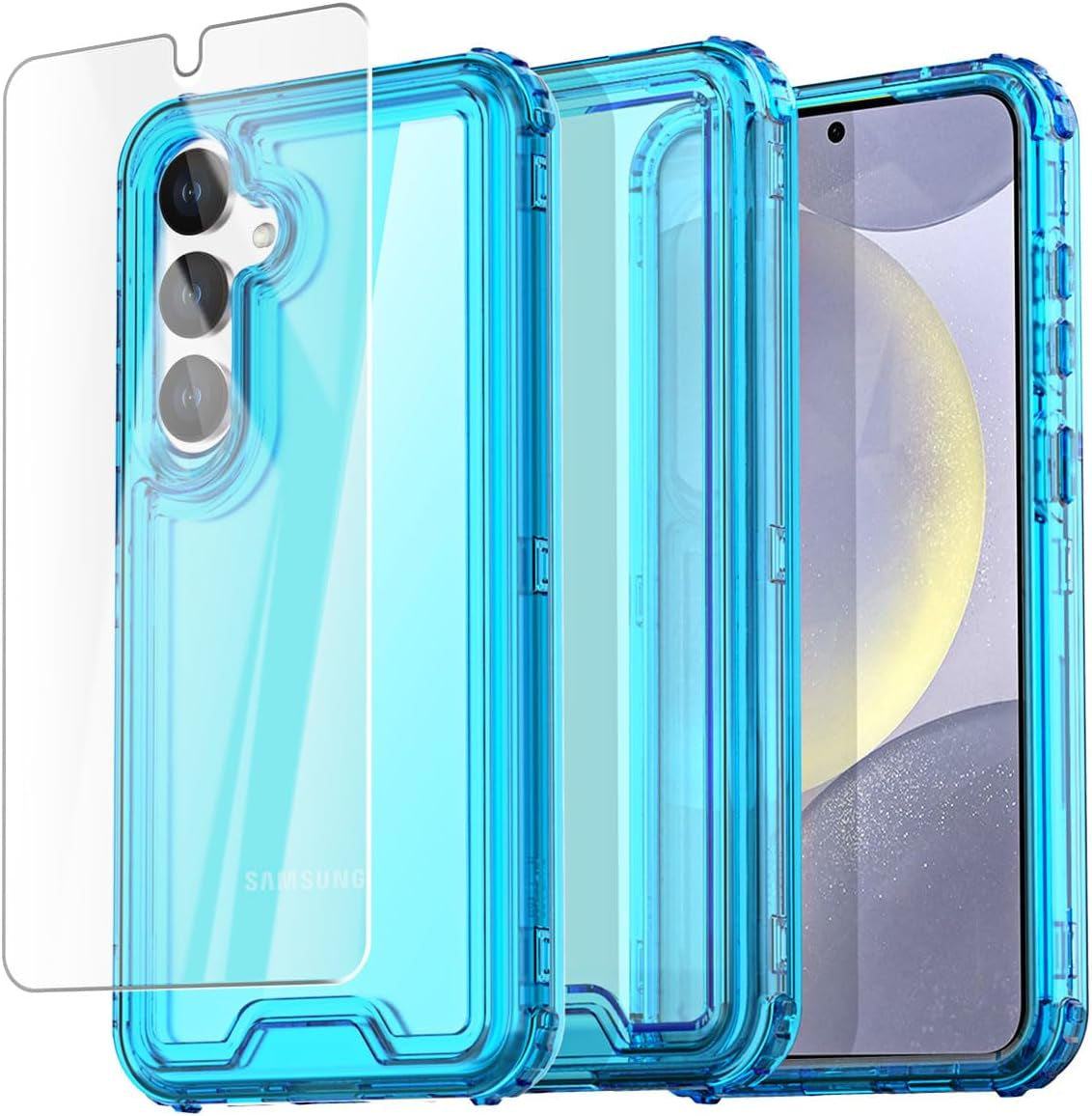 Aicase for Samsung Galaxy S24 Case,Heavy Duty 2-Layer Pocket-Friendly Durable Military Grade Protection Shockproof/Drop Proof Protective Cover for Samsung Galaxy S24 5G 6.1" 2024_9