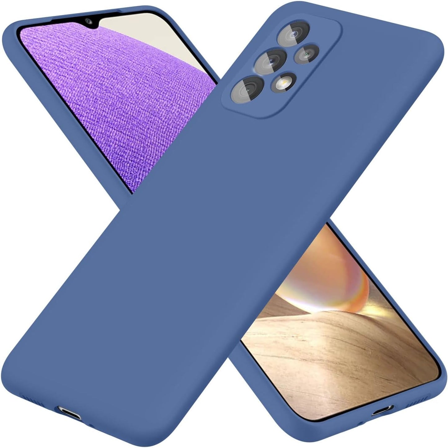 For Samsung Galaxy A53 Case,Liquid Silicone Gel Rubber Phone Case,Non-Yellowing Phone Bumper Cover,Multi-Color Silicone Phone Case,Non-Slip Full Body Ultra Slim Protective Cover(Black) 1.91