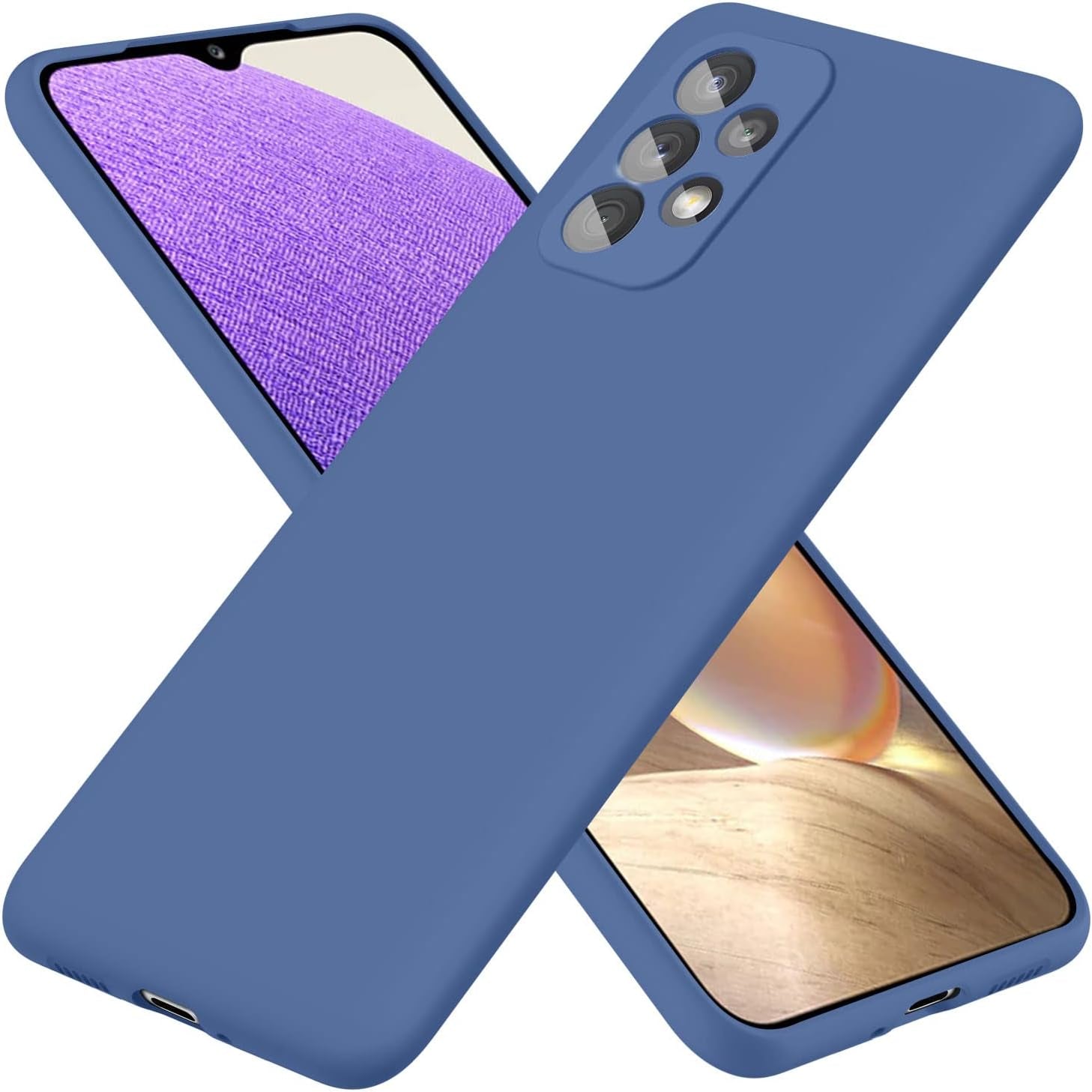 For Samsung Galaxy A53 Case,Liquid Silicone Gel Rubber Phone Case,Non-Yellowing Phone Bumper Cover,Multi-Color Silicone Phone Case,Non-Slip Full Body Ultra Slim Protective Cover(Black) 1.91