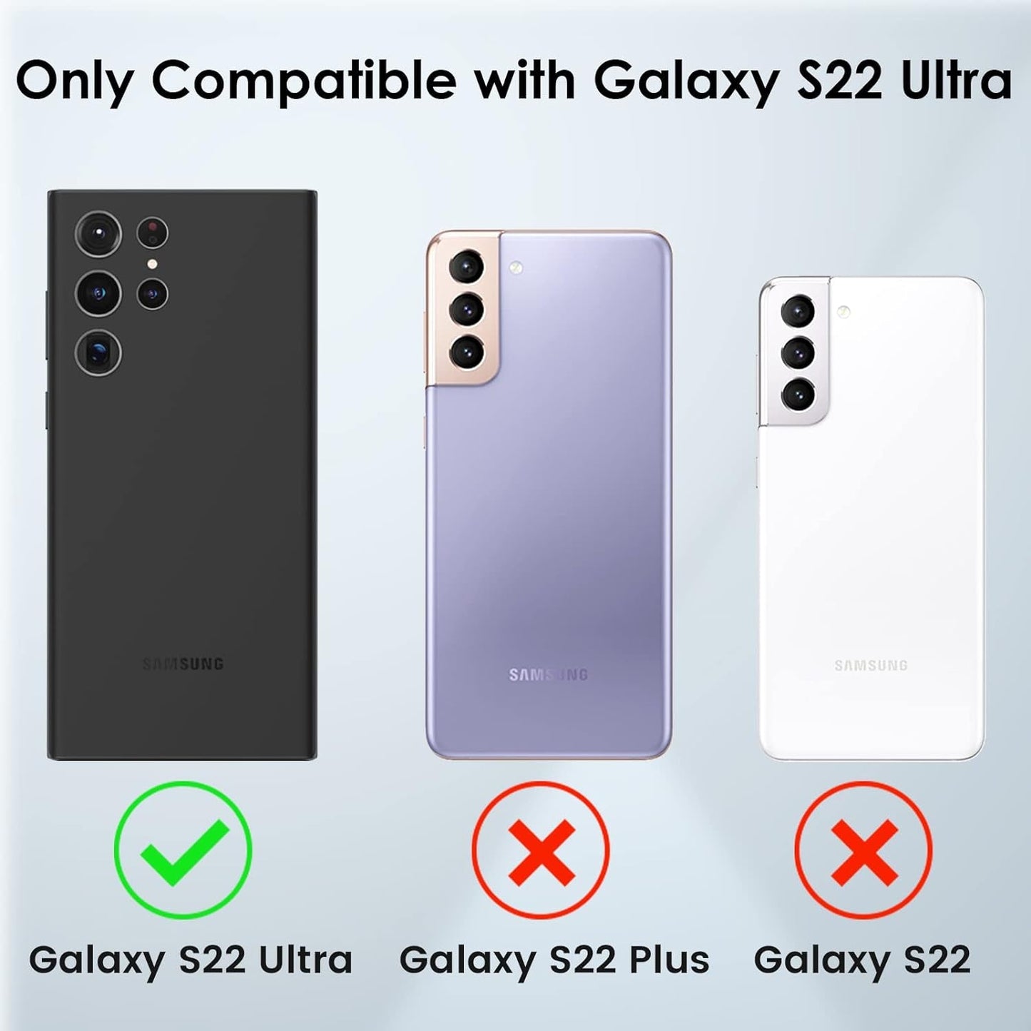 Caka for S22 Ultra Case, Galaxy S22 Ultra Case with Slide Camera Cover & Stand with Built-In 360° Rotate Ring Stand Magnetic Protective Case for Samsung Galaxy S22 Ultra 5G -Black