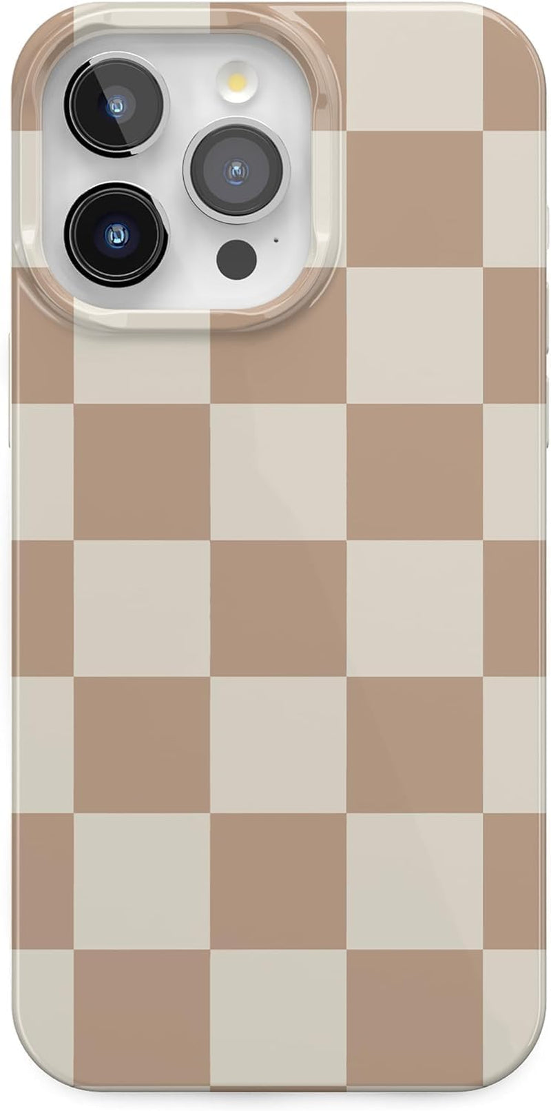 Casely Iphone 15 Pro Case | Field of Flowers | Pastel Floral | Classic Case | Compatible with Magsafe and Action Button  Casely Fit Check | Neutral Checkerboard  