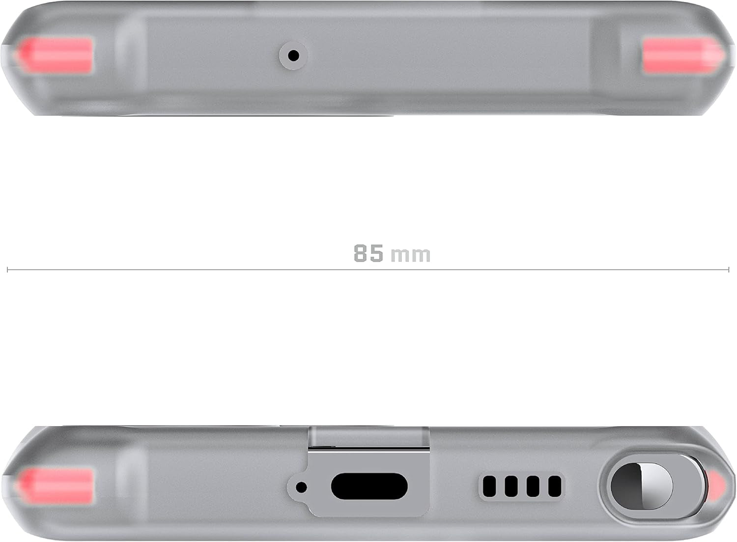 Ghostek COVERT S22 Ultra Case Clear with Spen Stylus Access and Shockproof Protection Premium Slim Lightweight Design Protective Phone Cover Designed for 2022 Samsung Galaxy S22Ultra 5G (6.8") (Clear)