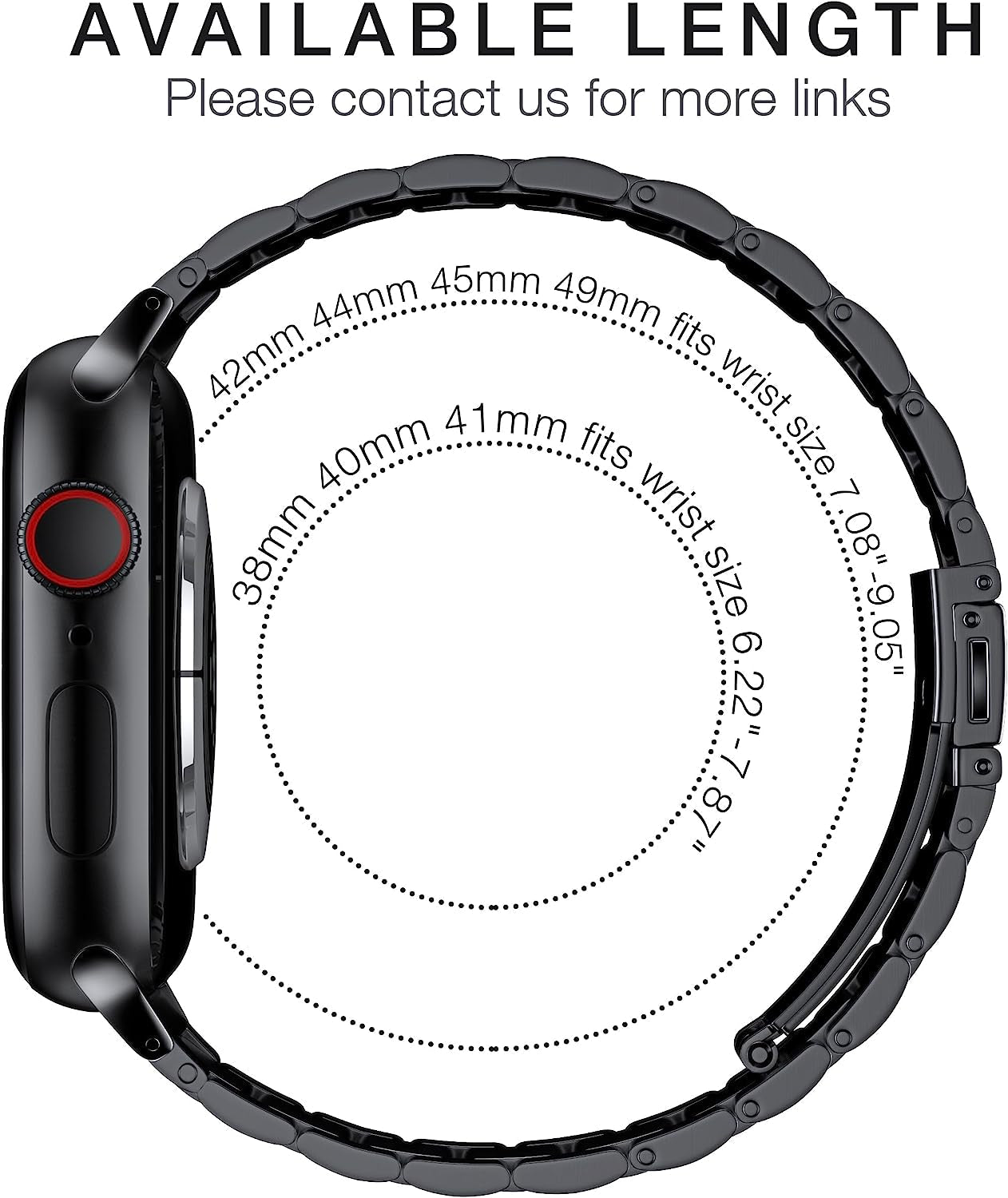 EPULY Compatible with Apple Watch Band 49Mm 45Mm 44Mm 42Mm 41Mm 40Mm 38Mm, Business Stainless Steel Metal Watchband for Iwatch Band Series 9, Ultra 2, SE, Ultra Series 8 7 6 5 4 3 2 1 Men & Women