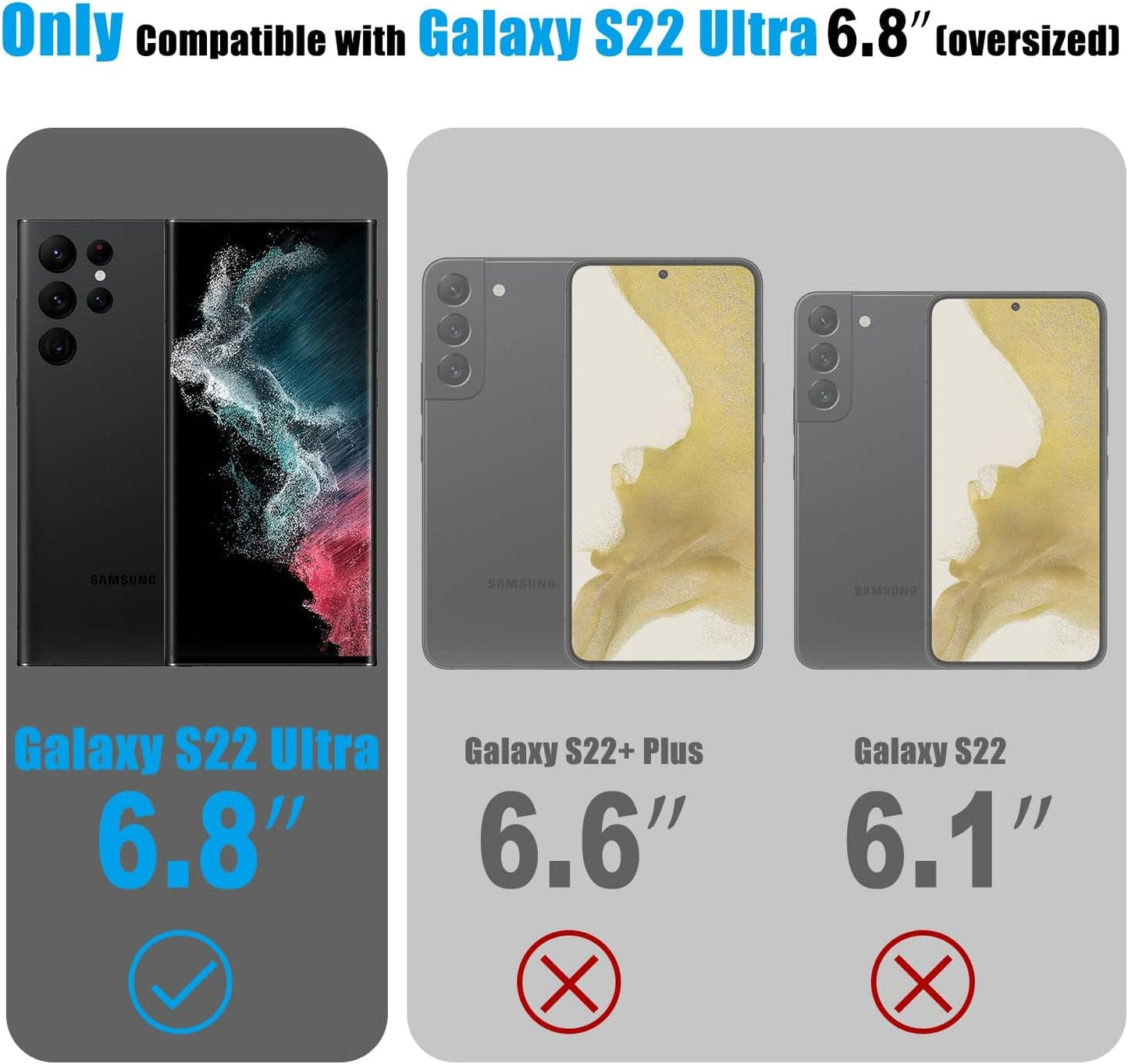 Esdot Compatible with Samsung Galaxy S22 Ultra Case,Passing 21Ft Drop Test,With Fashion Designs for Women Girls,Protective Phone Case for Galaxy S22 Ultra 6.8" Elegant Purple Marble