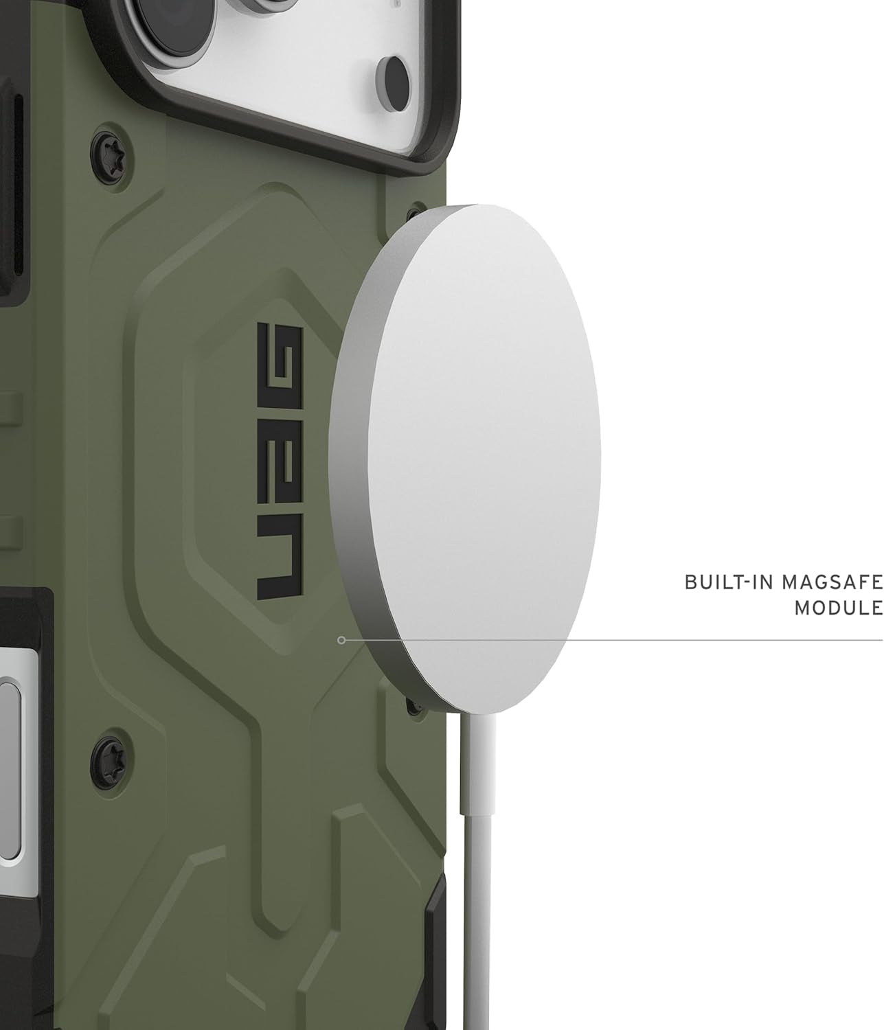 URBAN ARMOR GEAR UAG Designed for Iphone 17 Pro Max Case Pathfinder - Compatible with Magsafe Military Grade Protective Cover, Olive