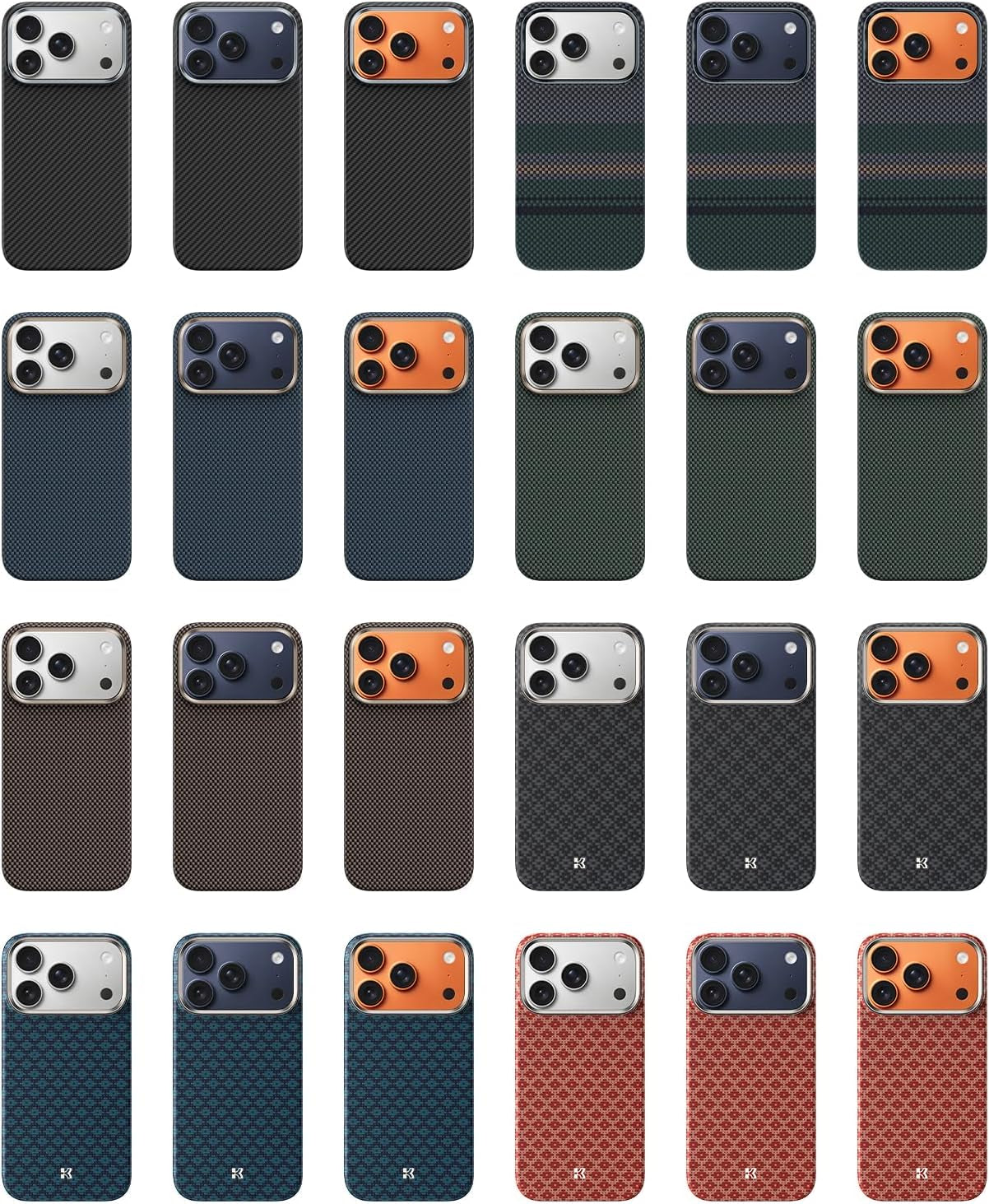 BENKS Armorair Case for Iphone 17 Pro Max, Compatible with Magsafe, Ultra Slim & Lightweight Minimalist Case Built with Dupont Kevlar Aramid Fiber, Black