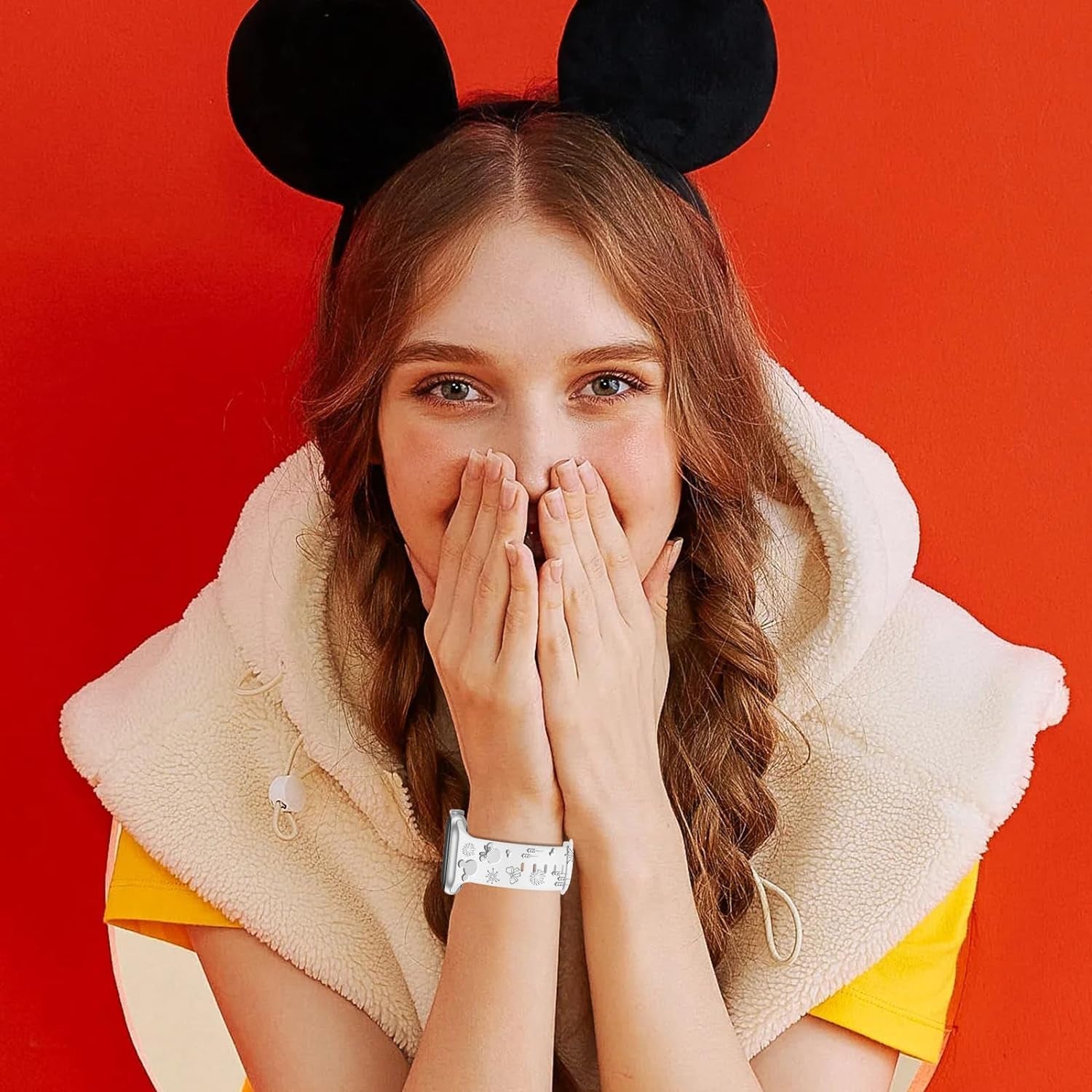 4 Pack Cartoon Engraved Bands Compatible with Apple Watch Band 40Mm 41Mm 38Mm 42Mm 44Mm 45Mm 49Mm Women,Soft Silicone Cute Designer Strap for Iwatch Bands Series SE 8 6 5 4 3 2 1 Ultra