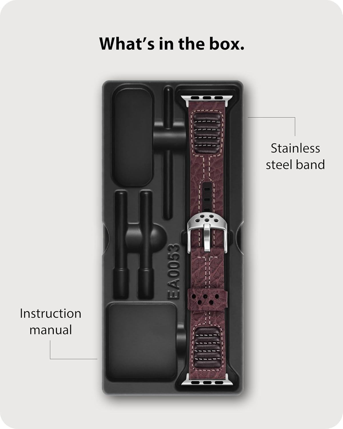 Fullmosa Café Racer Leather Apple Watch Band 49Mm 45Mm 44Mm 42Mm 41Mm 40Mm 38Mm Genuine Iwatch Bands for Men/Women Easily Upgrade Your Apple Watch with Premium Smart Watch Bands