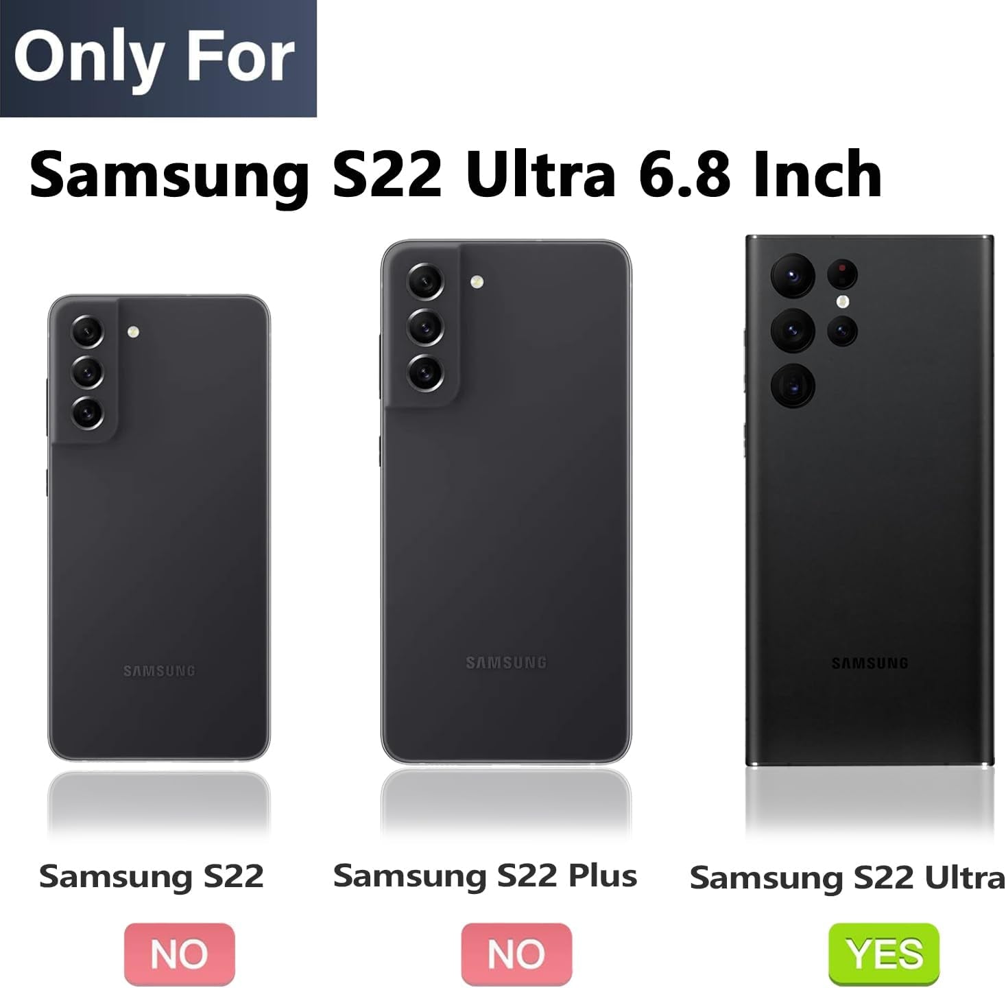 For Samsung Galaxy S22 Ultra Case,Shockproof Dropproof Galaxy S22 Ultra Case,Rugged Heavy Duty Protective for S22 Ultra Case 6.8 Inch (Red/Black)