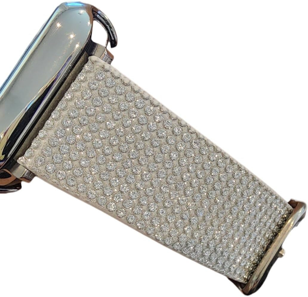 Dsaaplus Bling Leather Band for Apple Watch Band 38Mm 40Mm 41Mm 42Mm 44Mm 45Mm 49Mm, Ultra2 1 Replacement Iwatch Strap