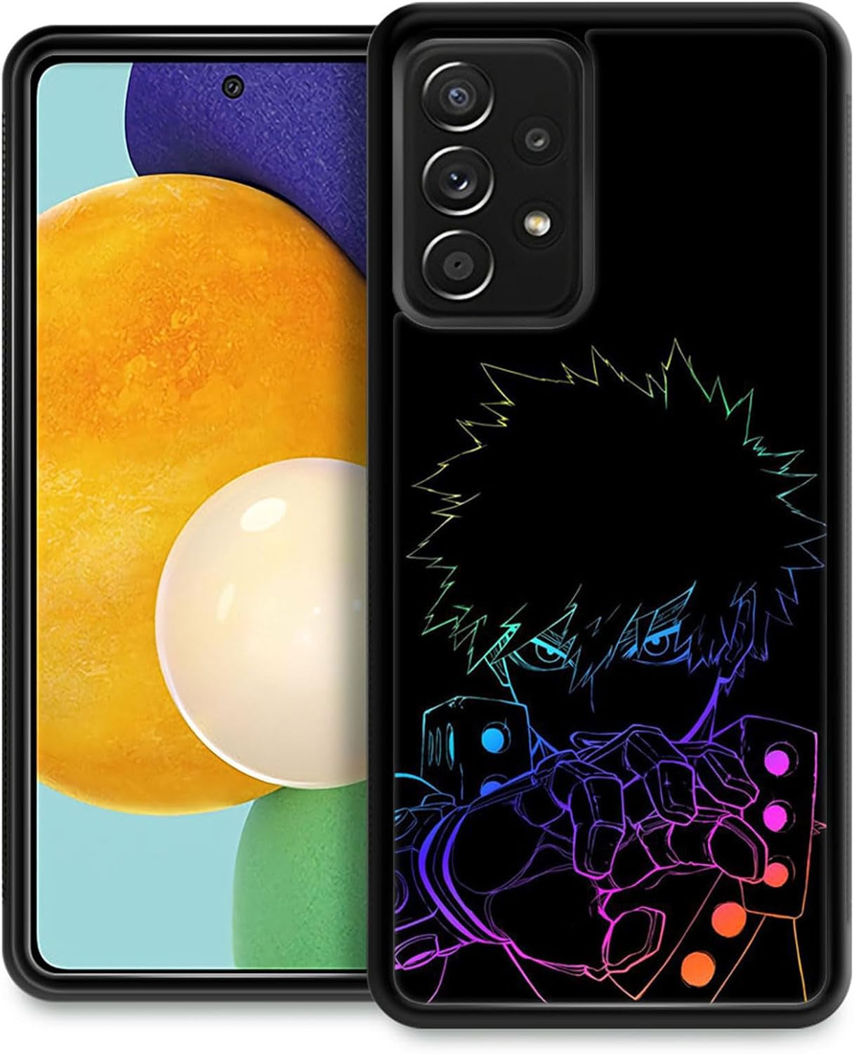 CARLOCA Case Compatible with Samsung Galaxy A53 5G Case,Animation Cartoon 1356 Pattern Design Shockproof Plexiglass Scratch Resistant Hard Case for Samsung Galaxy A53 5G