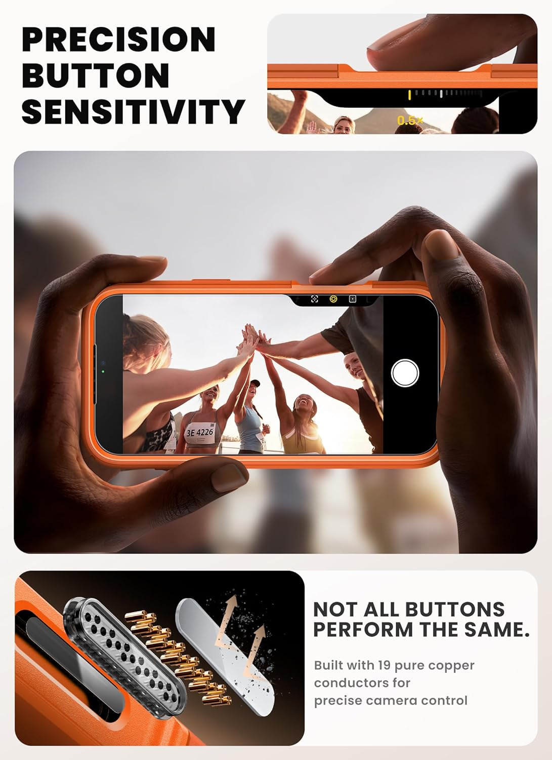 I-Blason for Iphone 17 Pro Max Case Magsafe with Stand [9H+ Tempered Glass Screen Protector] [Camera Control Button Cover] Military-Grade Protection Full-Body Heavy Duty Magnetic Case, Coral