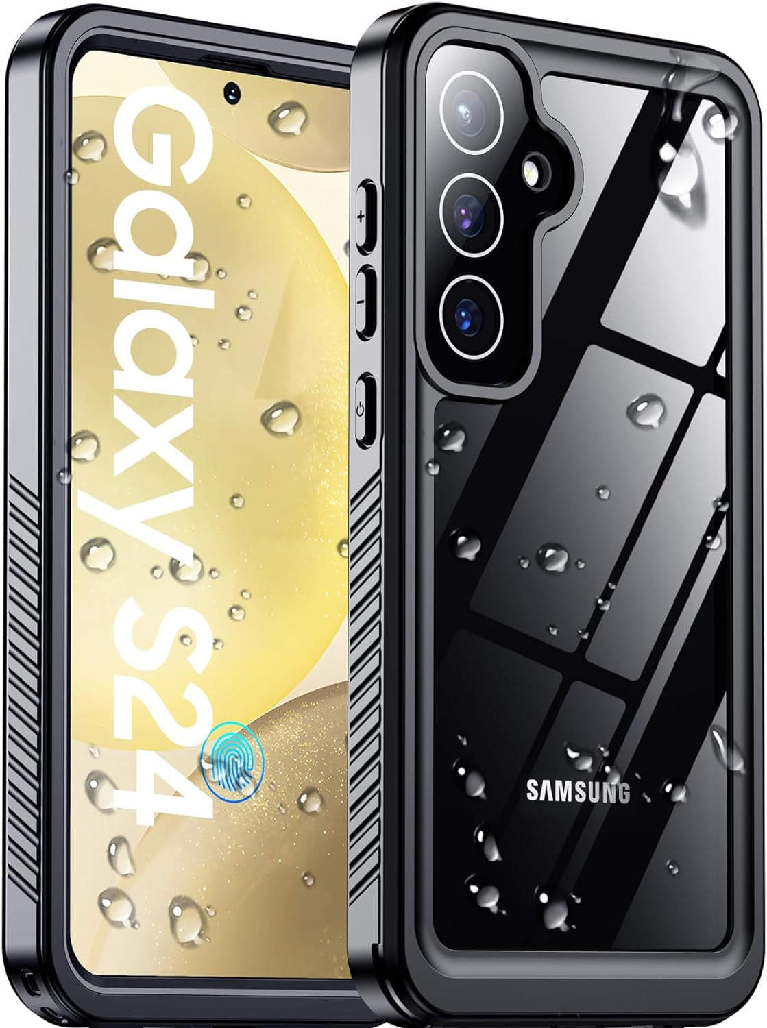 2024 New for Samsung Galaxy S23 Ultra Case Waterproof, [Military Grade Shockproof][Built-In Screen Protector & Glass Camera Protector][Ip68 Underwater][Dustproof][Dropproof] Full Body Phone Case 6.8"