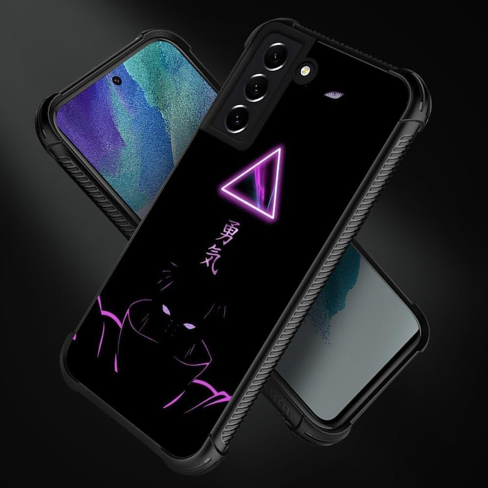 Compatible with Samsung Galaxy S22 plus (6.6 Inch) Case,Logo of Courage Anime Pattern Design Shockproof Non-Slip Case for Apple Samsung Galaxy S22 Plus