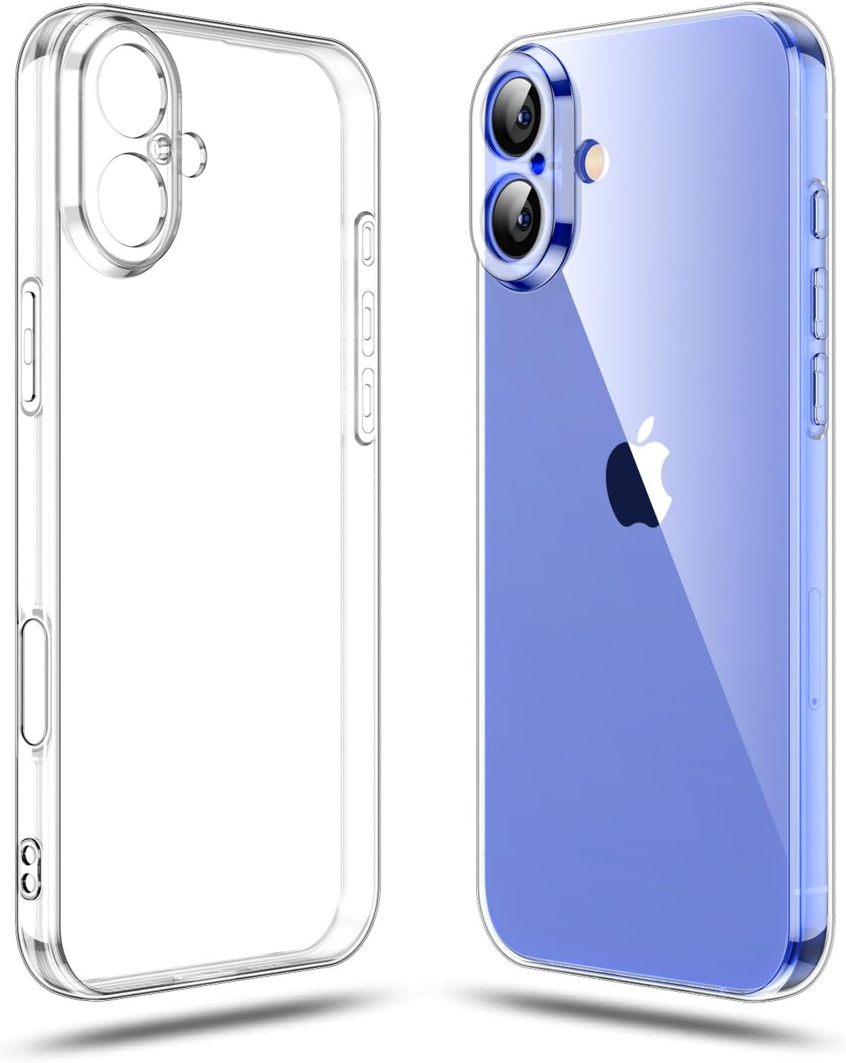 Shamo'S Clear TPU Case for Iphone 17 Pro Max – with Camera Protection, Ultra Slim, Shockproof, Anti-Yellowing, Scratch-Resistant, Wireless Charging Compatible, Enhanced Grip (For Iphone 17 Pro Max)