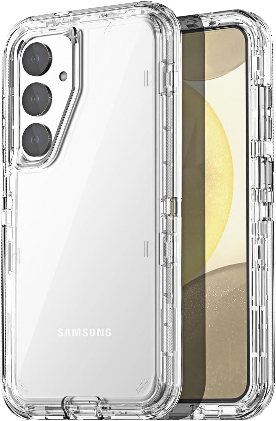 Aicase for Samsung Galaxy S24 Case 5G Built-In Stand with Glass Screen Protector,Heavy Duty Drop Protection Full Body Rugged Shockproof Military Protective Tough Durable Cover for Galaxy S24_6