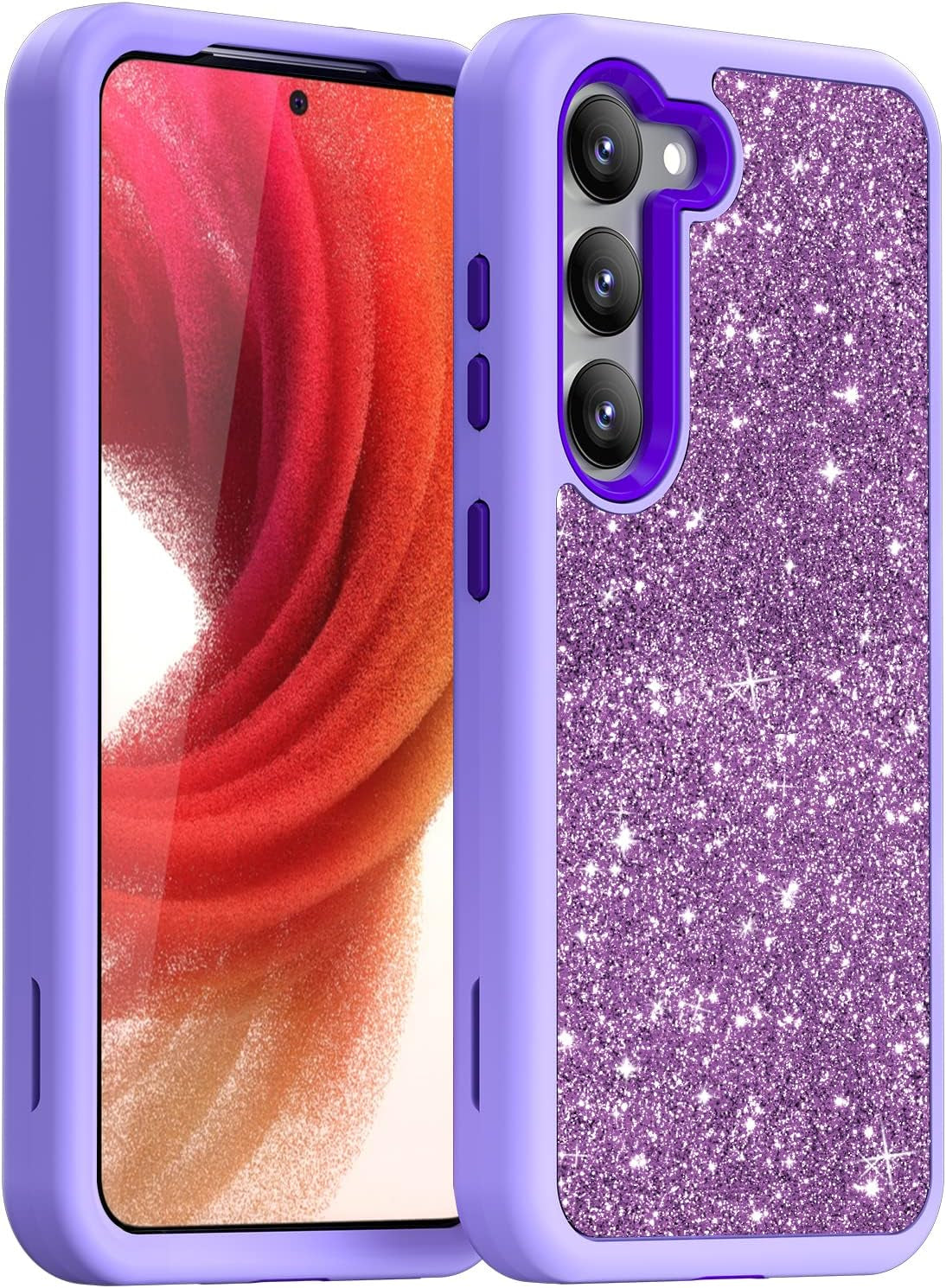 Aicase for Samsung Galaxy S23 plus Case Clear Full Body Rugged With[Tempered Screen Protector] Bumper Slim Soft Silicone Heavy Duty Protection Shockproof Cover for Samsung S23 plus Case 6.6" 2023_3