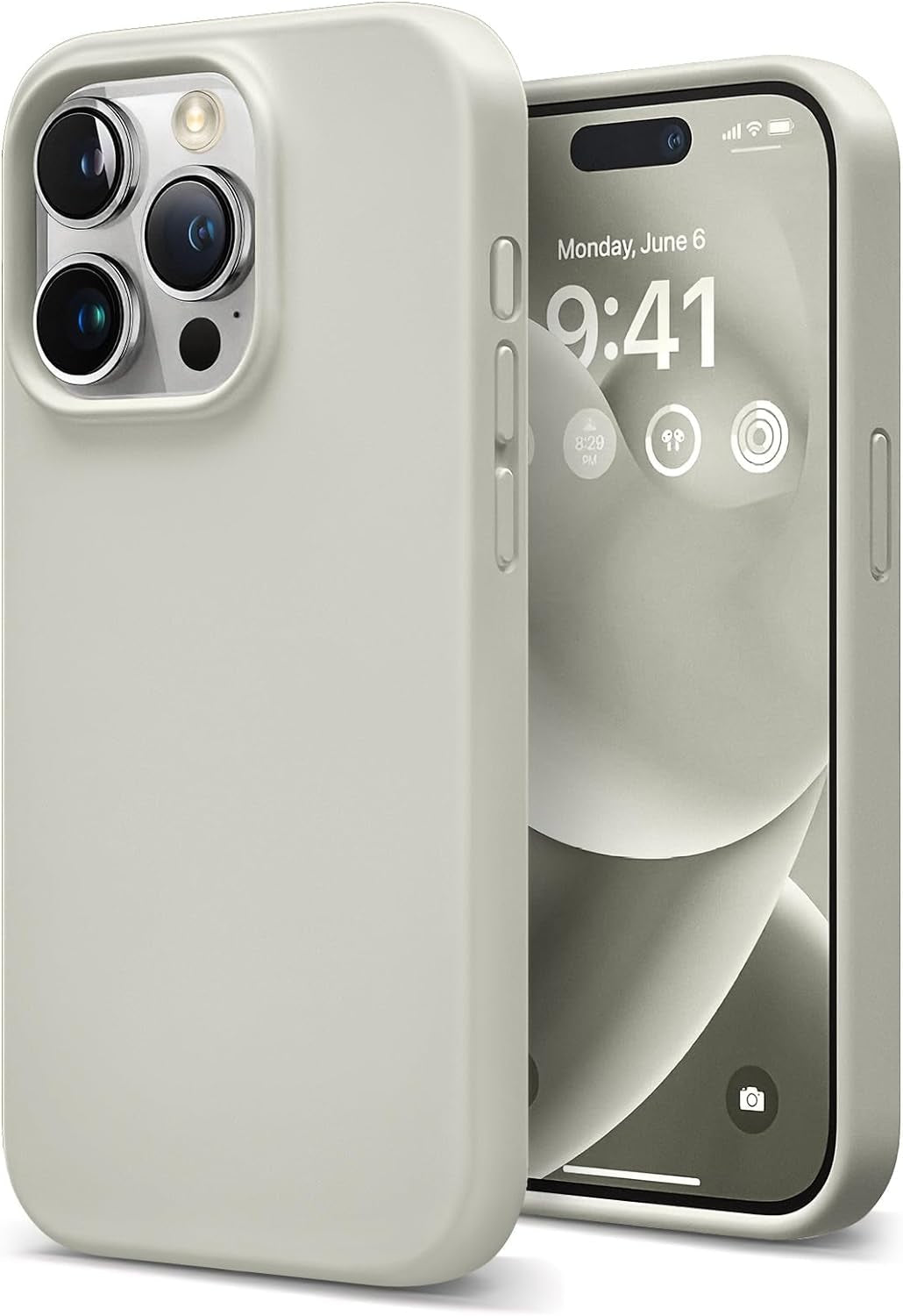 Coolfrog for Iphone 15 Pro Case, Compatible with Magsafe, 6.1" Silicone Shockproof Military-Grade Protection, Magnetic Phone Case for Men Women, Clove Purple  CoolFrog   