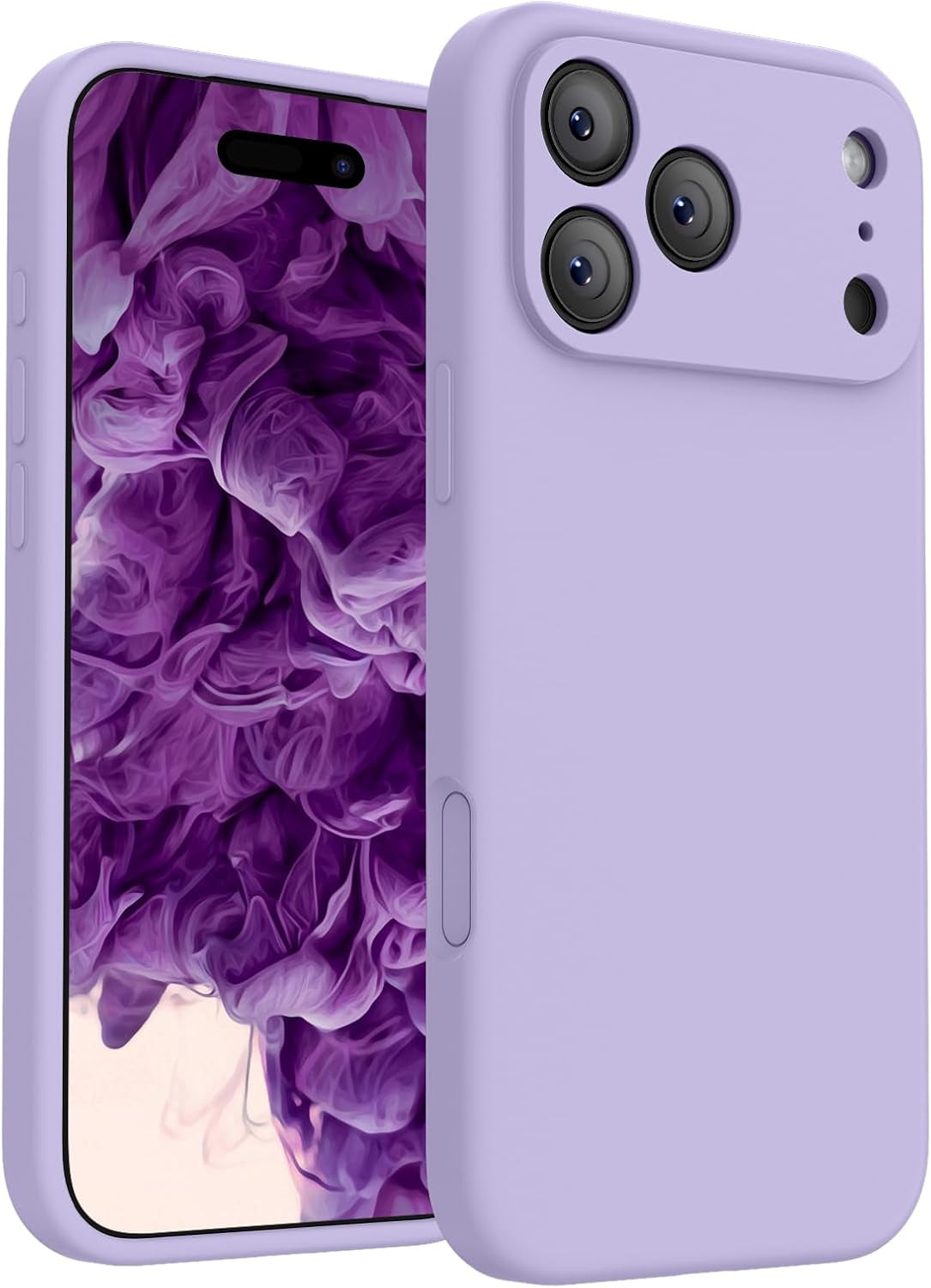 Firenova Magnetic for Iphone 17 Pro Case, Compatible with Magsafe, [Integrated Silicone Camera Control Button] [Camera Protection] Anti-Scratch Microfiber Lining Phone Case, 6.3", Black