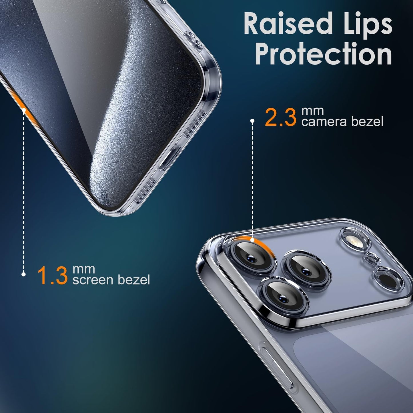 Shamo'S Clear TPU Case for Iphone 17 Pro Max – with Camera Protection, Ultra Slim, Shockproof, Anti-Yellowing, Scratch-Resistant, Wireless Charging Compatible, Enhanced Grip (For Iphone 17 Pro Max)