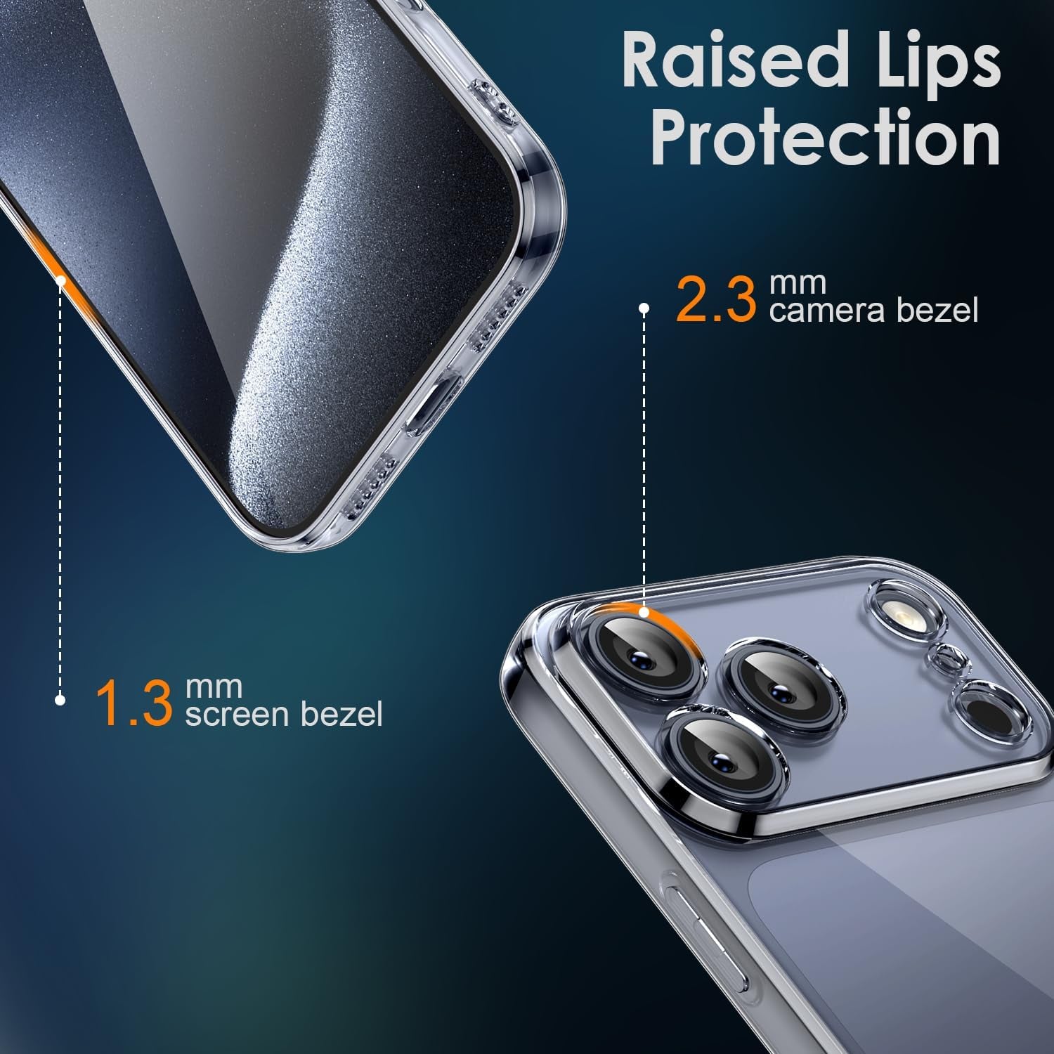 Shamo'S Clear TPU Case for Iphone 17 Pro Max – with Camera Protection, Ultra Slim, Shockproof, Anti-Yellowing, Scratch-Resistant, Wireless Charging Compatible, Enhanced Grip (For Iphone 17 Pro Max)