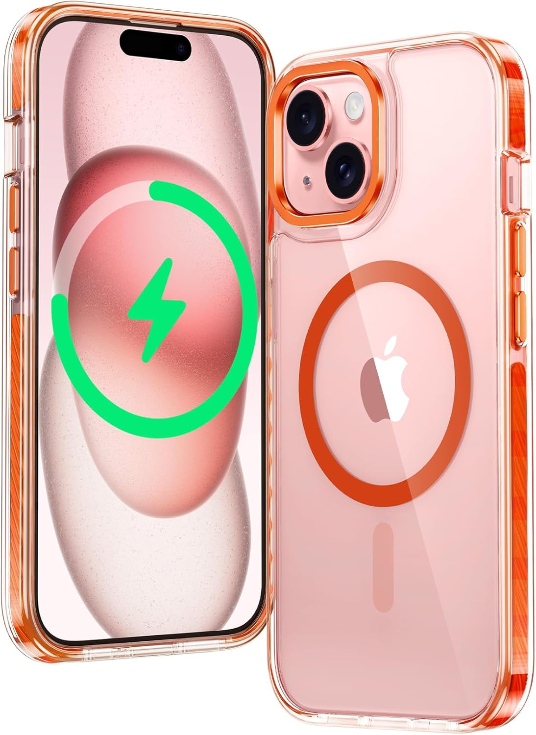 FNTCASE for Iphone 17 Pro-Max Case: Clear Magnetic Phone Cases with Screen Protector Compatible with Magsafe Slim anti Yellowing Rugged Shockproof Protective Transparent Cell Cover (A-Clear)