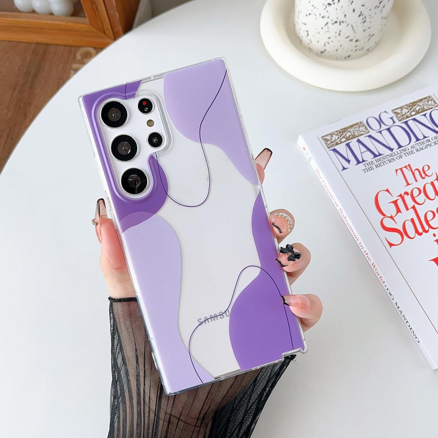 DEFBSC Compatible with Samsung Galaxy S22 Case, Soft Shaped Art Design with Built-In Bumper Protective Phone Case, Cute Slim TPU Cover Designed for Samsung Galaxy S22 Case,Blue