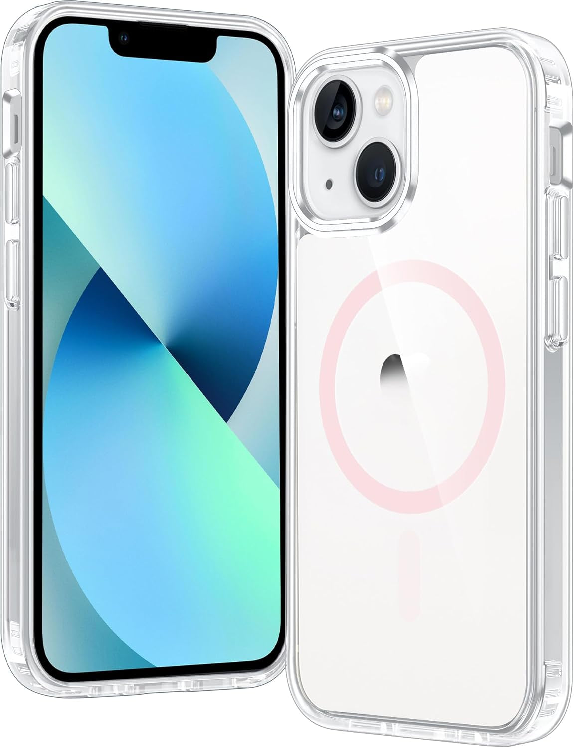 FNTCASE for Iphone 17 Pro-Max Case: Clear Magnetic Phone Cases with Screen Protector Compatible with Magsafe Slim anti Yellowing Rugged Shockproof Protective Transparent Cell Cover (A-Clear)