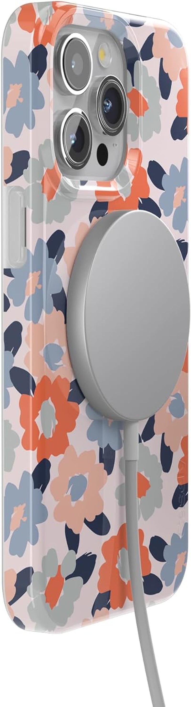 Casely Iphone 15 Pro Case | Field of Flowers | Pastel Floral | Classic Case | Compatible with Magsafe and Action Button  Casely   