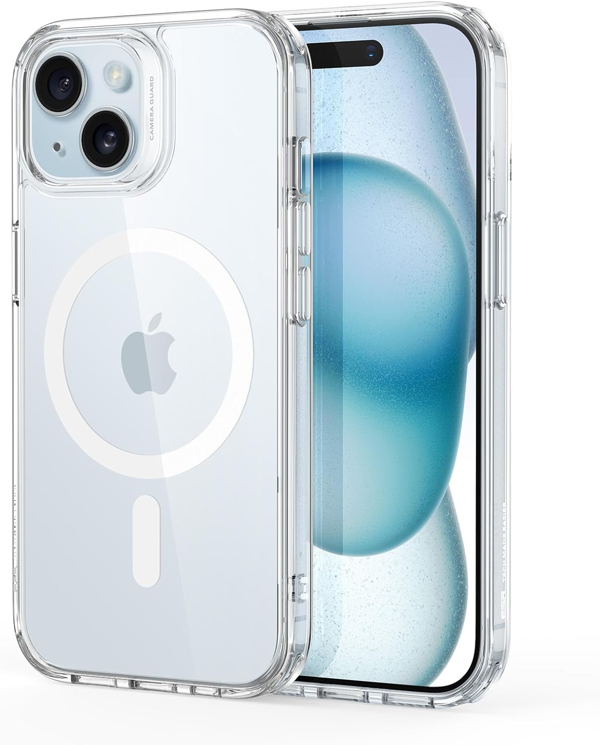 ESR for Iphone 14 Case/Iphone 13 Case, Compatible with Magsafe, Shockproof Military-Grade Protection, Air-Guard Corners, Magnetic Phone Case for Iphone 14/13, Air Armor Magnetic Case (Halolock),Black  Electronic Silk Road Corp   