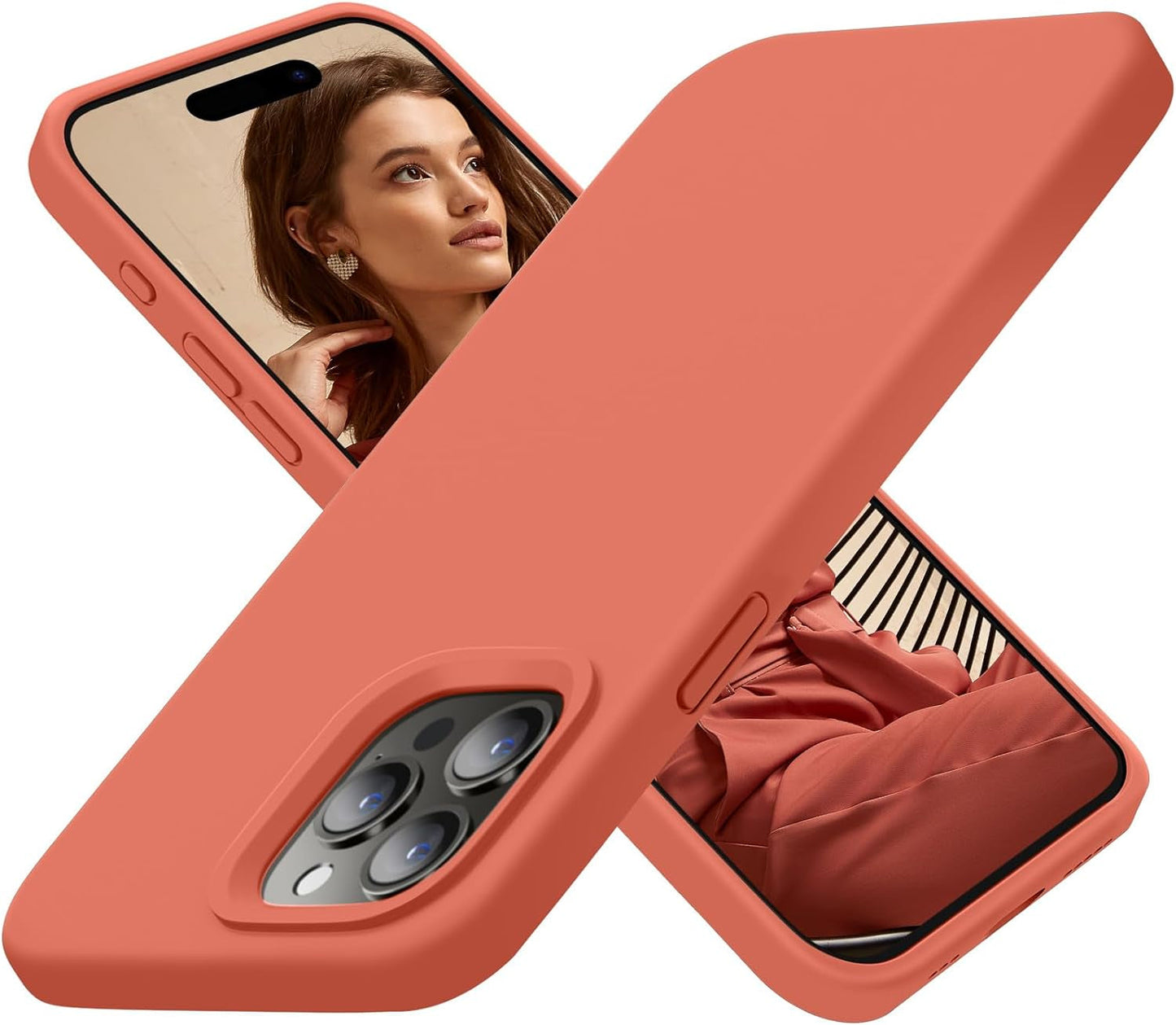 Cordking Designed for Iphone 15 Pro Case, Silicone Ultra Slim Shockproof Protective Phone Case with [Soft Anti-Scratch Microfiber Lining], 6.1 Inch, Alpine Green  Cordking   