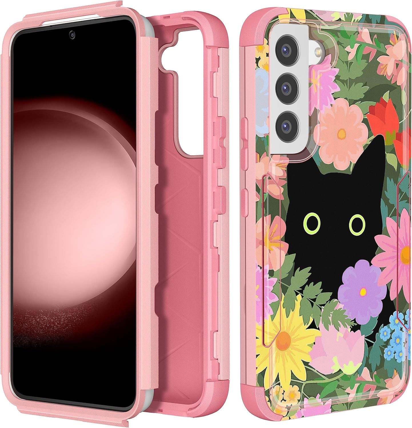 For Samsung Galaxy S22 Case Heavy Duty Protective Designer Strawberry Drop Tested Cute Cases for Men Women Girls Shockproof Protection Rugged Bumper Phone Cover for Galaxy S22 6.1"