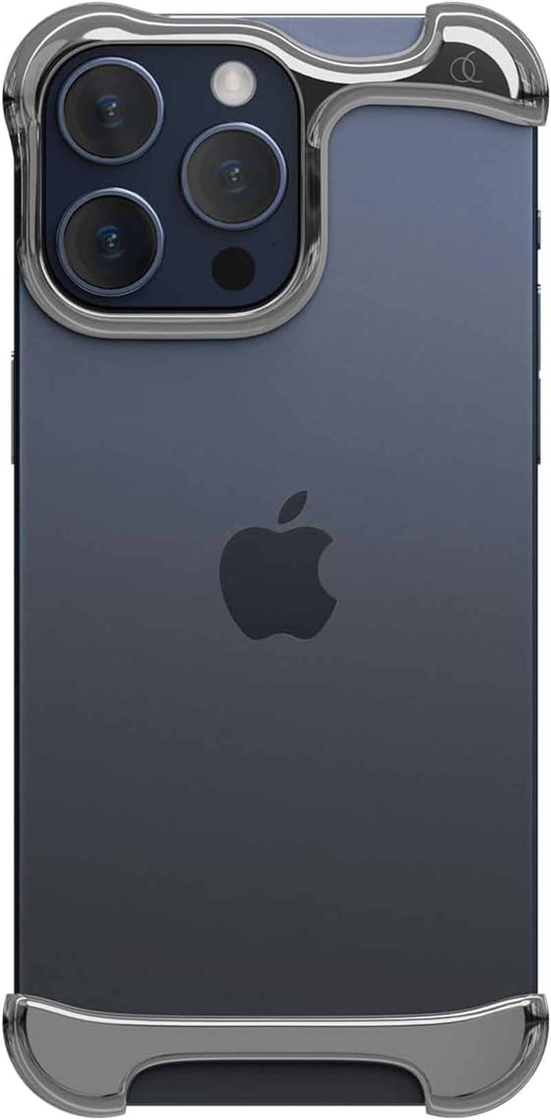 Arc Pulse Designed for Iphone 15 Pro Phone Case (2023), Minimalist Protective Shock Absorption Aerospace Grade Aluminum Shells + Elastomer Inlays Easy Fit 6.7 Inch (Aluminum Titan Gray)  Arc Pulse   