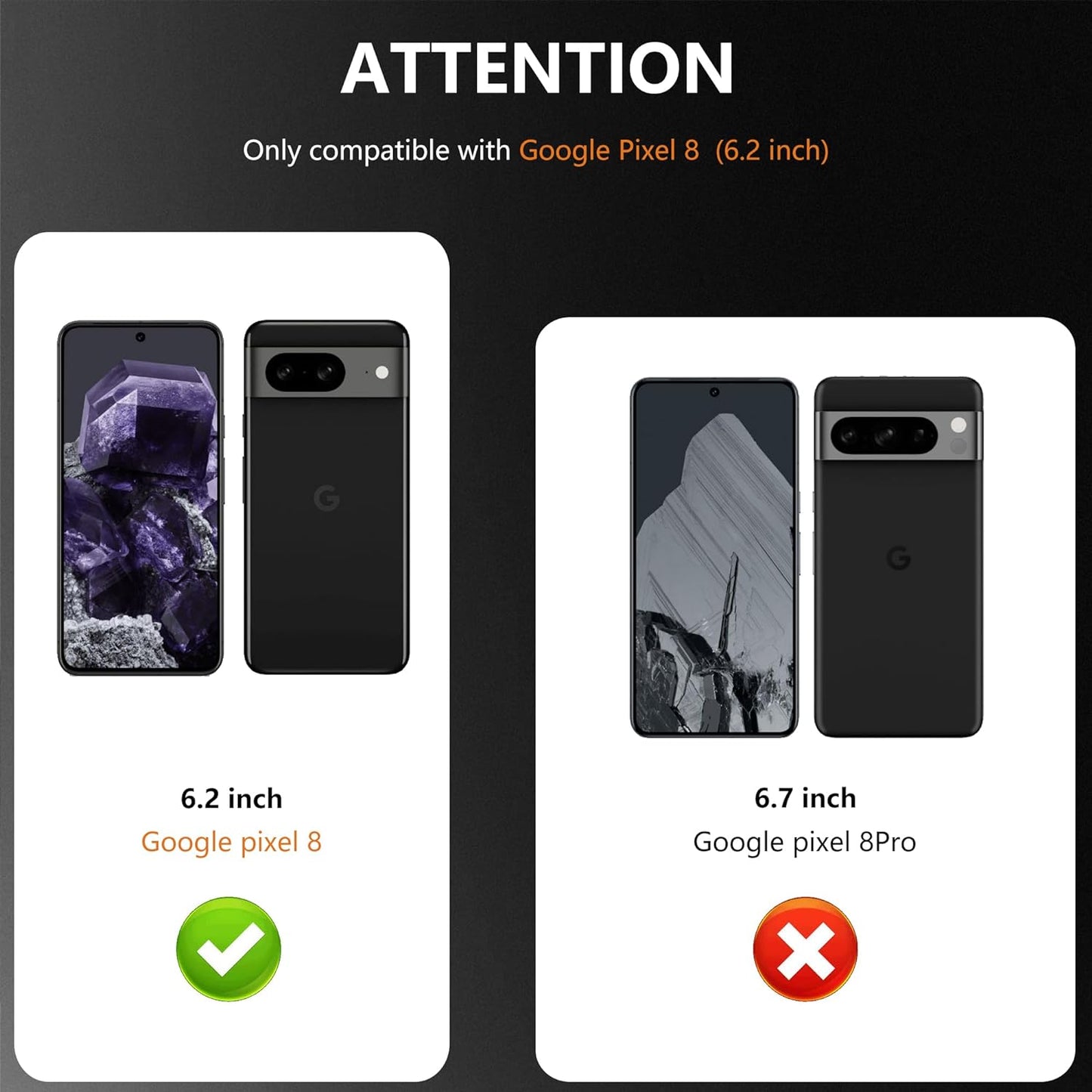 For Google Pixel 8 Clear Case with 3D Flower Printing Design, TPU+PC Slim Shock-Proof Protective Floral Cover for Women Girls, 6.2“ (Pic 5)  YIKECASE   