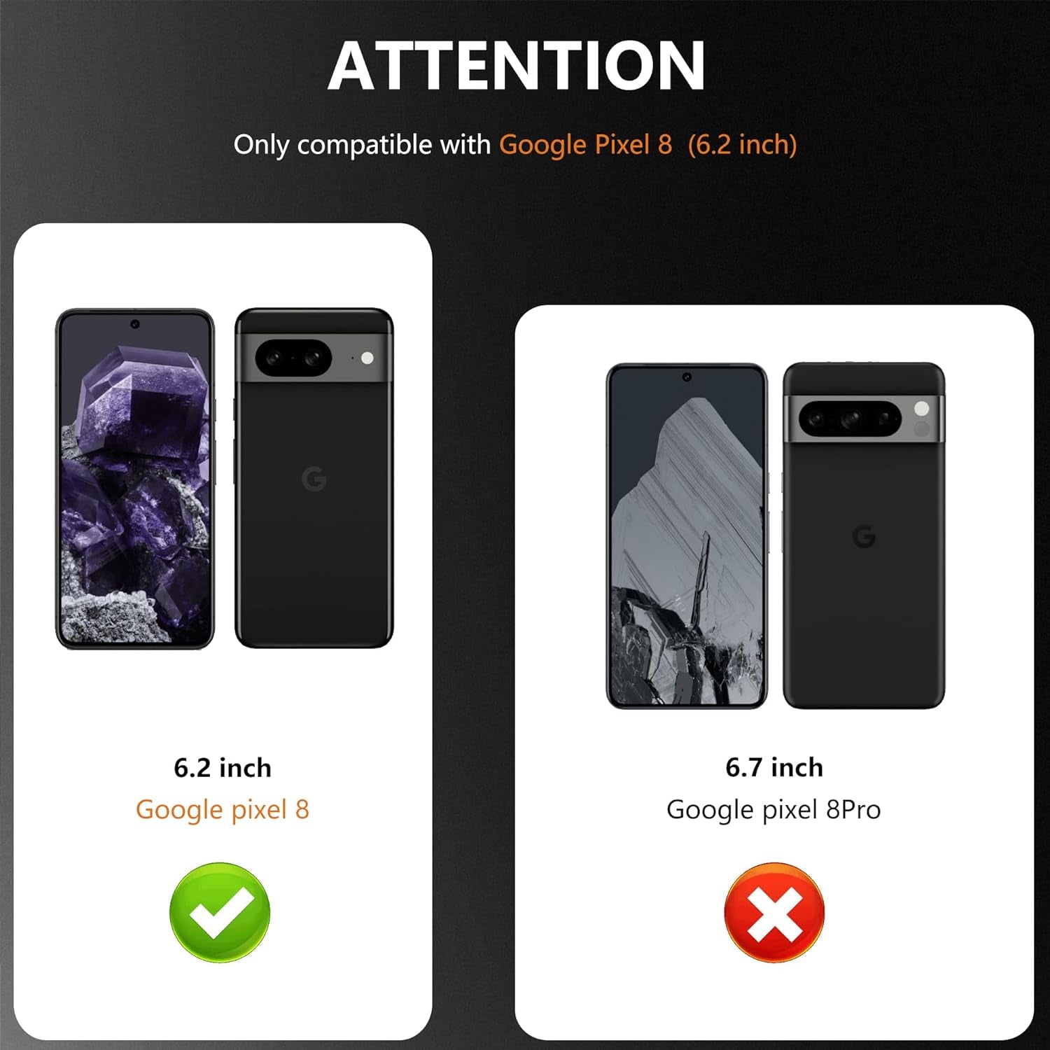 For Google Pixel 8 Clear Case with 3D Flower Printing Design, TPU+PC Slim Shock-Proof Protective Floral Cover for Women Girls, 6.2“ (Pic 5)  YIKECASE   