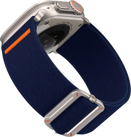 EOMTAM Stretchy Nylon Sport Band Compatible for Apple Watch Band 42Mm 44Mm 45Mm 49Mm Men,Wristbands for Iwatch Series 9 Ultra 2/1 8 SE 7 6 5 4 3