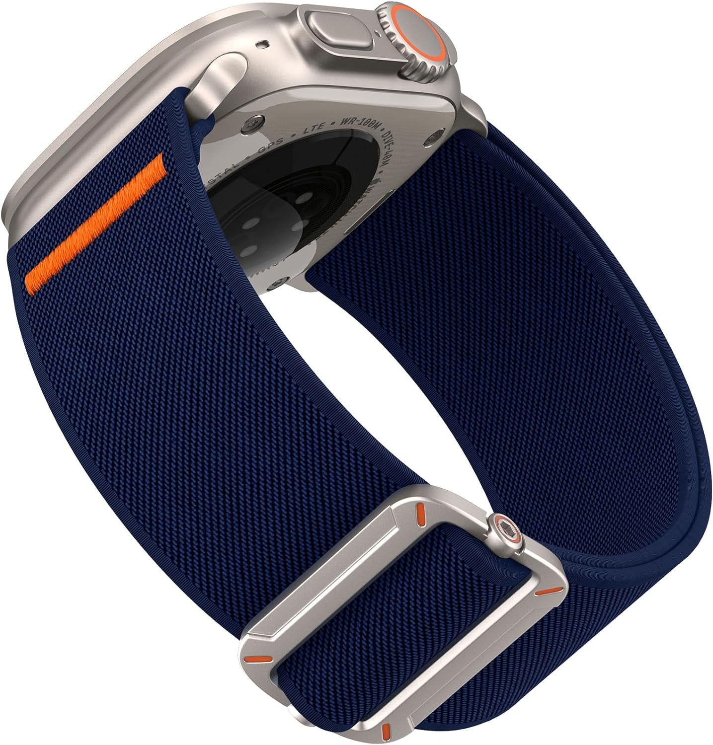 EOMTAM Stretchy Nylon Sport Band Compatible for Apple Watch Band 42Mm 44Mm 45Mm 49Mm Men,Wristbands for Iwatch Series 9 Ultra 2/1 8 SE 7 6 5 4 3