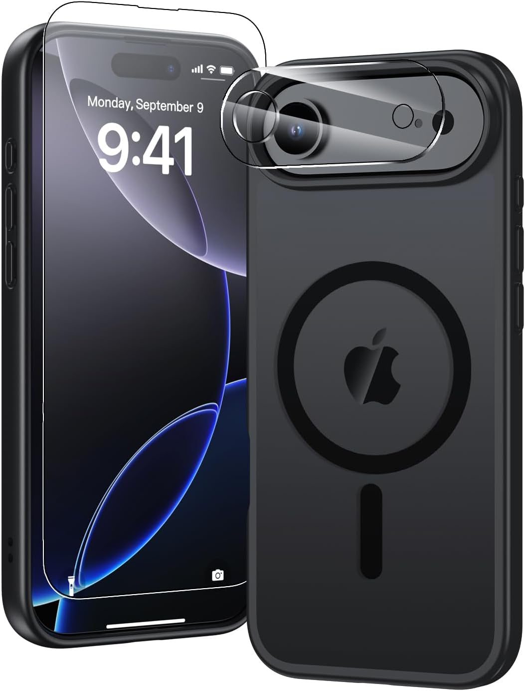 For Iphone 17 Pro Max Case, Compatible with Magsafe, Magnetic Slim Cover, Anti-Yellowing & Shockproof, Full Camera Protection, Includes Screen & Lens Protectors, Clear Protective Case