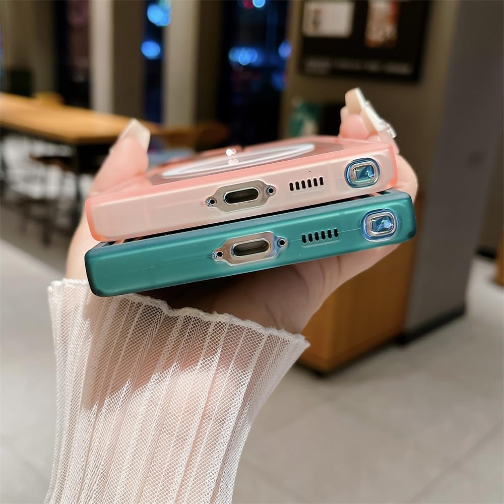 Compatible with Galaxy A53 5G Magnetic Clear Case[Compatible with Magsafe] Transparent Slim Thin TPU Bumper Shockproof Camera Lens Protective Cover Phone Case for Samsung Galaxy A53 5G(Clear)