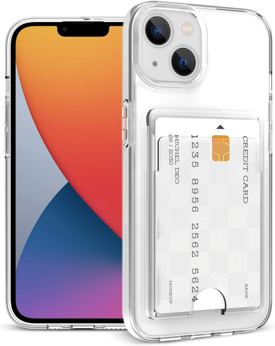 Gukalong Wallet Case for Iphone 15 Pro Max Heavy Duty Protection Anti-Yellow Clear Case with Credit Card Holder ID Card Slot Design Shockproof Anti-Scratch Durable Case for 15 Pro Max 6.7 Inch  Gukalong   