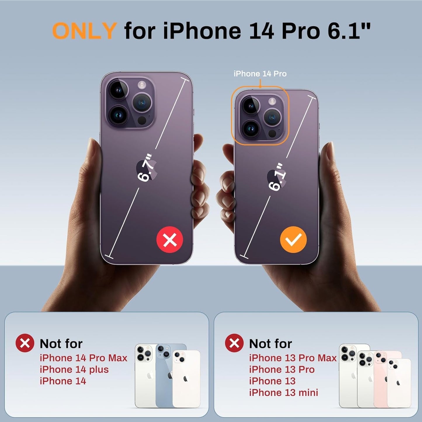 Degeca for Iphone 14 Pro Case, Military Grade Drop Protection, Compatible with Magsafe, Built-In Stash Stand & Camera Lens Protector, Magnetic Phone Case 6.1", Blue  degeca   