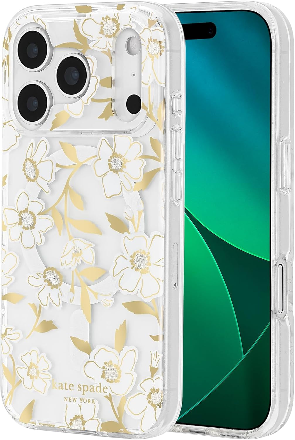 Kate Spade New York Iphone 17 Pro Case - Compatible with Magsafe - Designer Phone Case - Tortoise