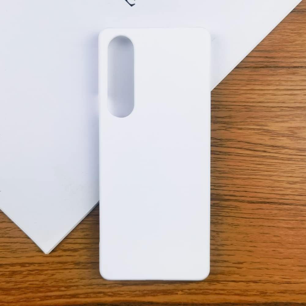 Ultra-Thin Smooth Matte PC Case for Sony Xperia Xp 1 10 V 1V 10V Anti-Fingerprint Hard Protective Back Cover (Transparent,Xperia 1 V)  HANPINYOU White Xperia 1 V 
