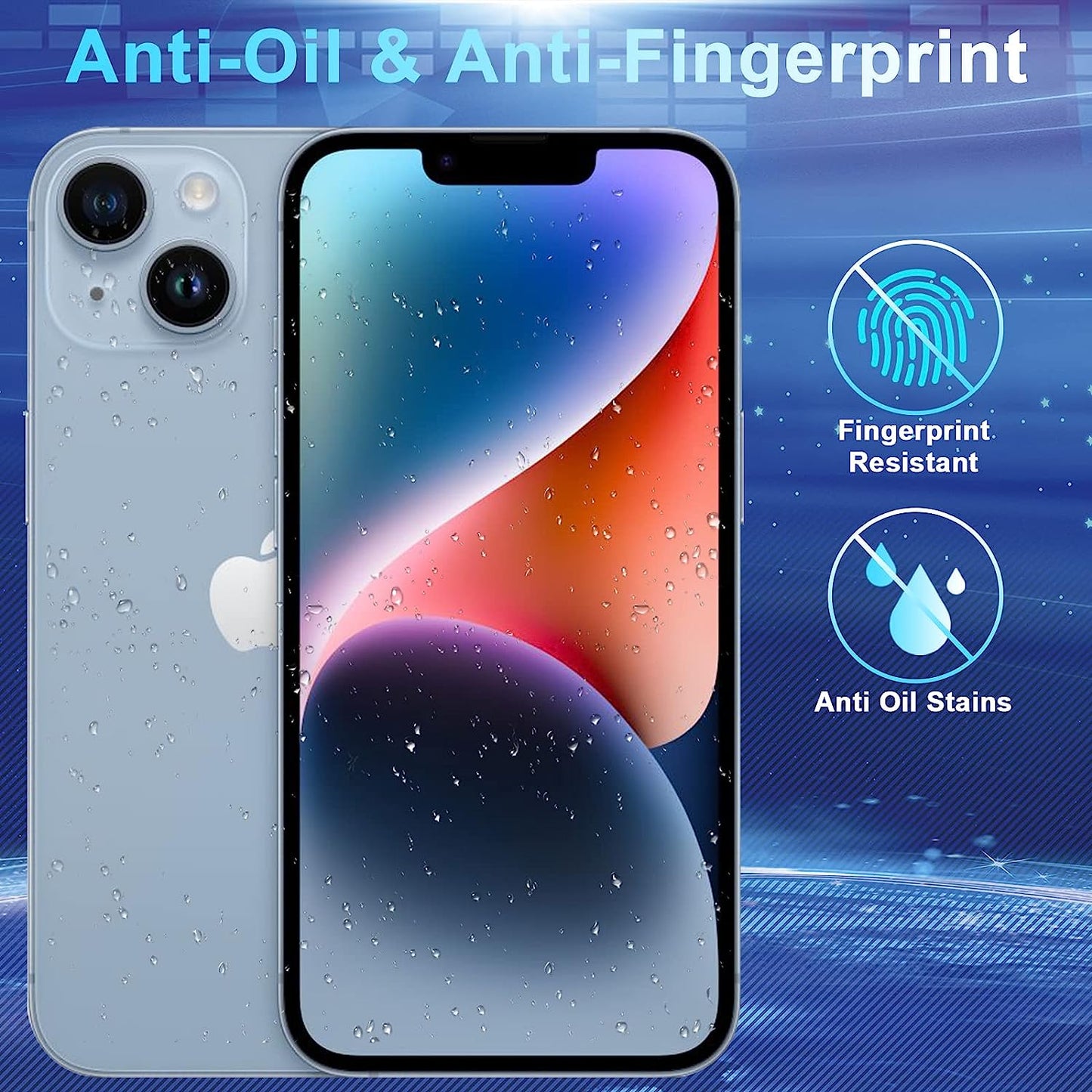 CWQZGUF JXJ 3 Pack Tempered Glass for Iphone 14 6.1 Inch, 3 Pack Camera Lens Screen Protector, 9H Hardness, Case Friendly, Case Friendlyanti-Scratch, Touch Sensitive, HD Clear Film for Iphone 14  JXJ-nsm14   