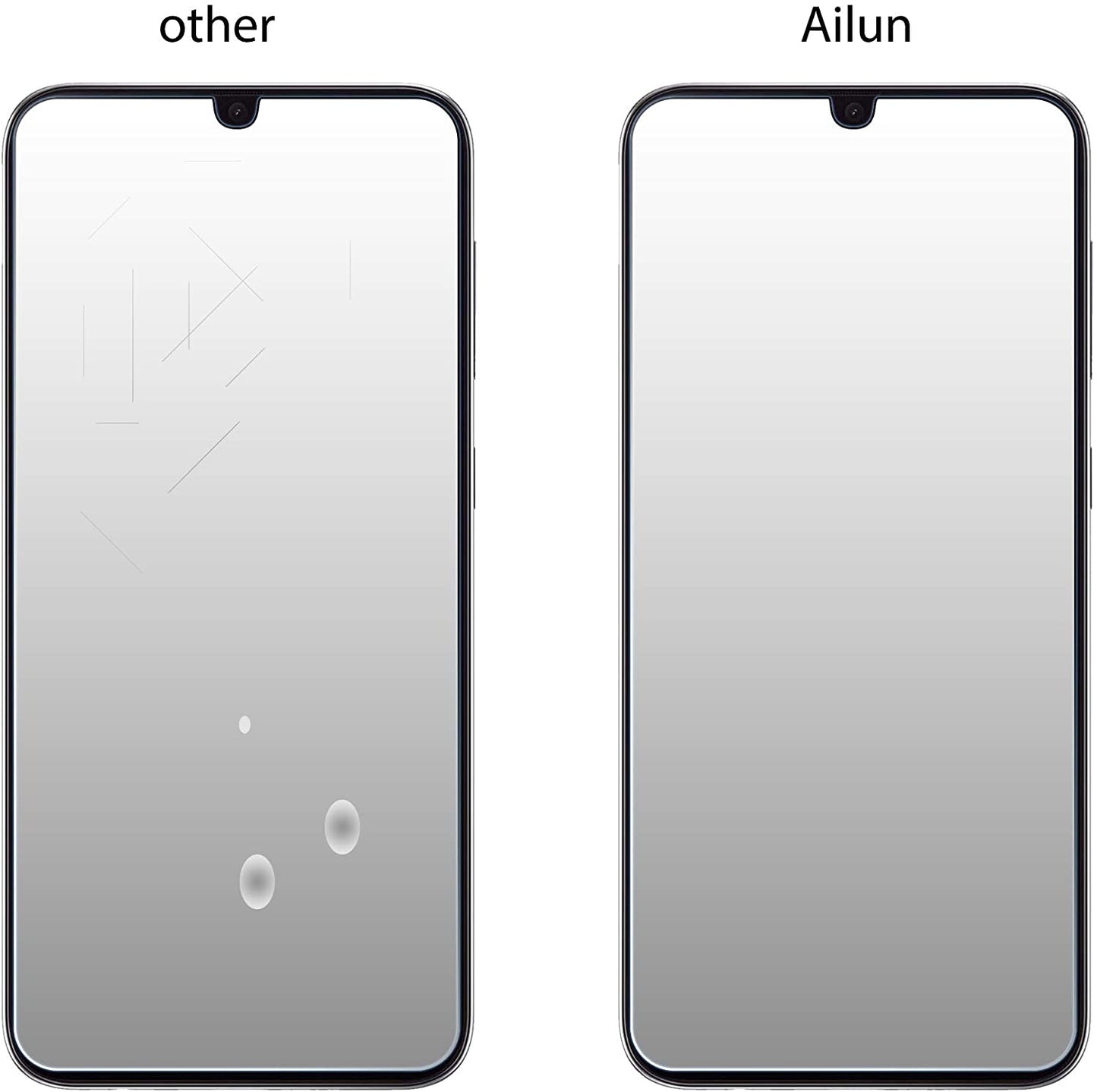 Ailun Screen Protector for Samsung Galaxy A50,A30,A50S,A30S,A40,M30,M31 Tempered Glass Screen Protector 3Pack 9H Hardness 2.5D Edge,Case Friendly  siania   