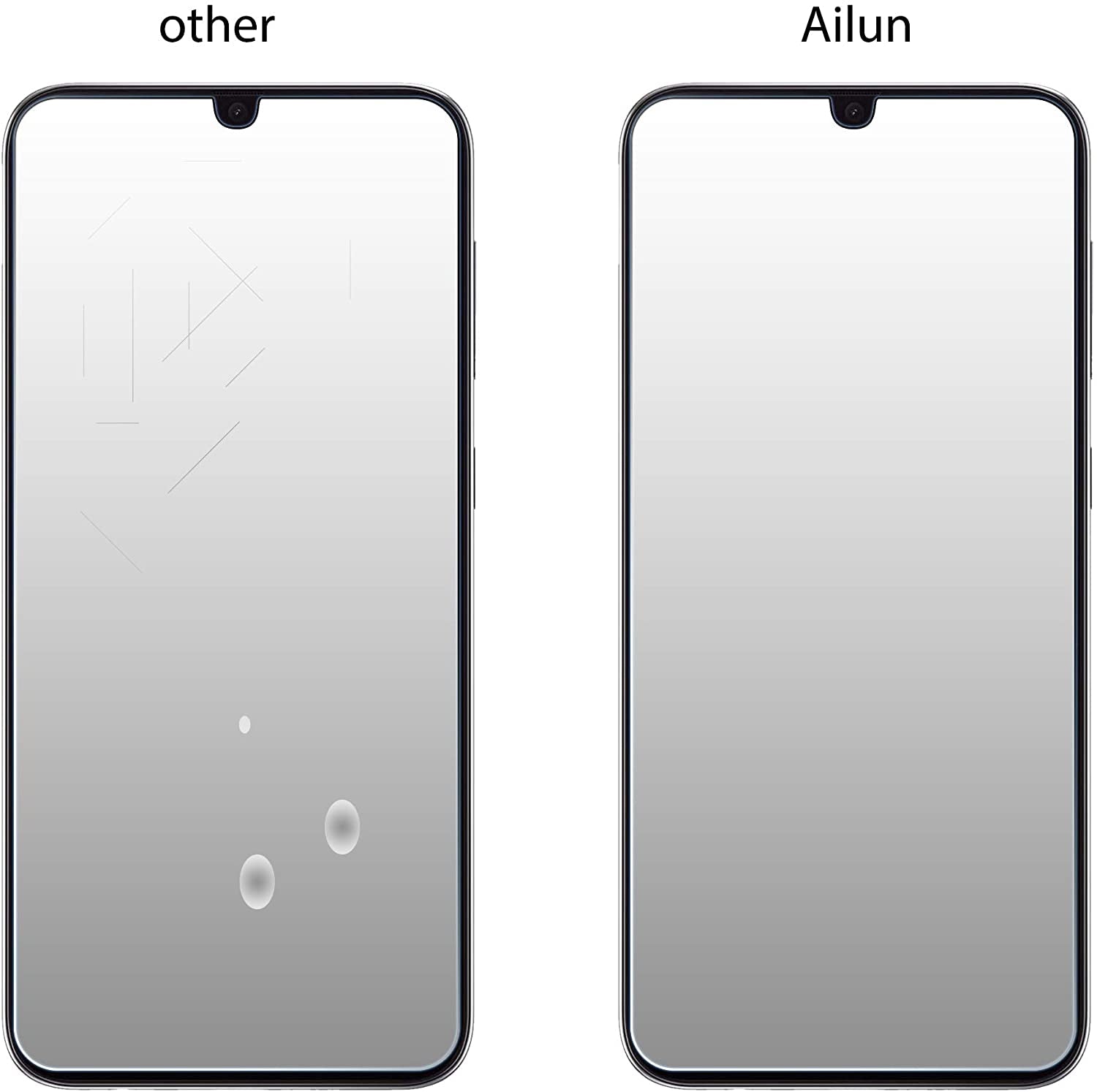 Ailun Screen Protector for Samsung Galaxy A50,A30,A50S,A30S,A40,M30,M31 Tempered Glass Screen Protector 3Pack 9H Hardness 2.5D Edge,Case Friendly  siania   
